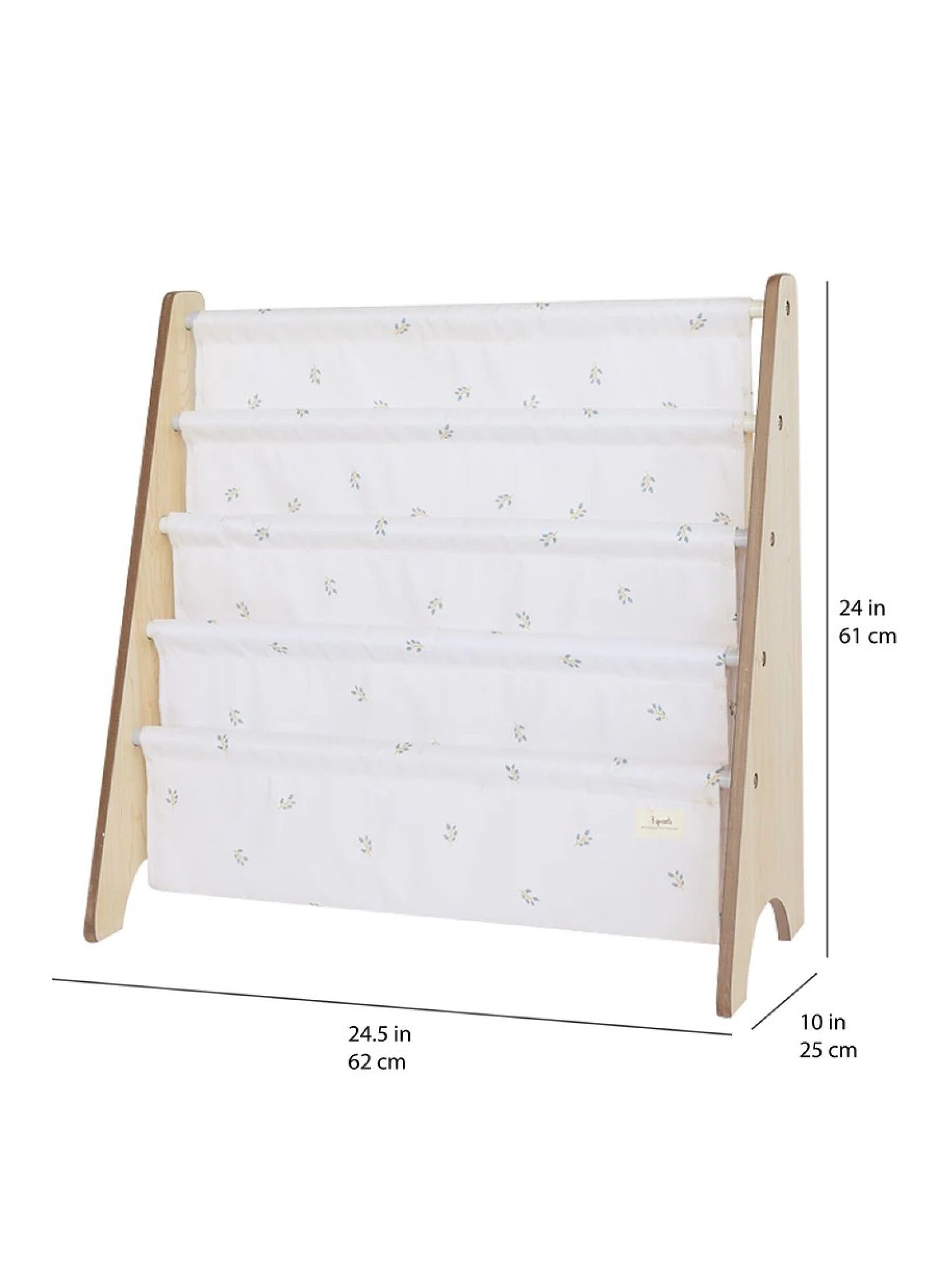 BOOK RACK TAUPE