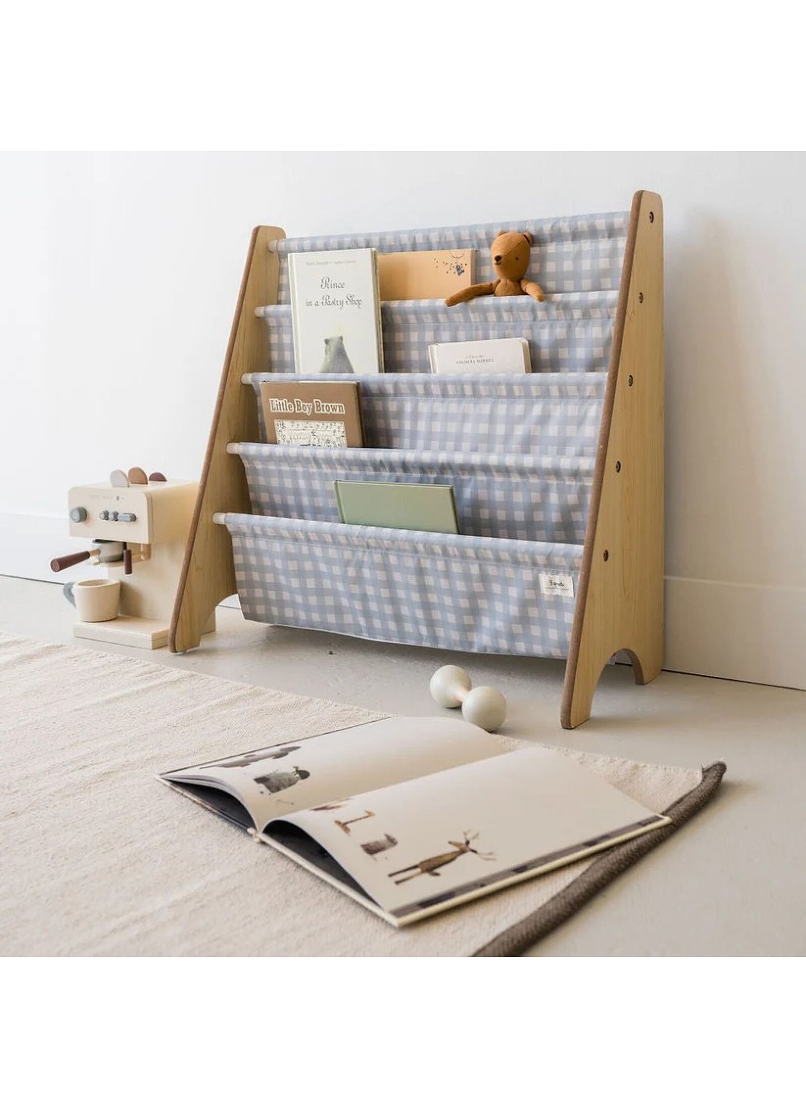 BOOK RACK BLUE