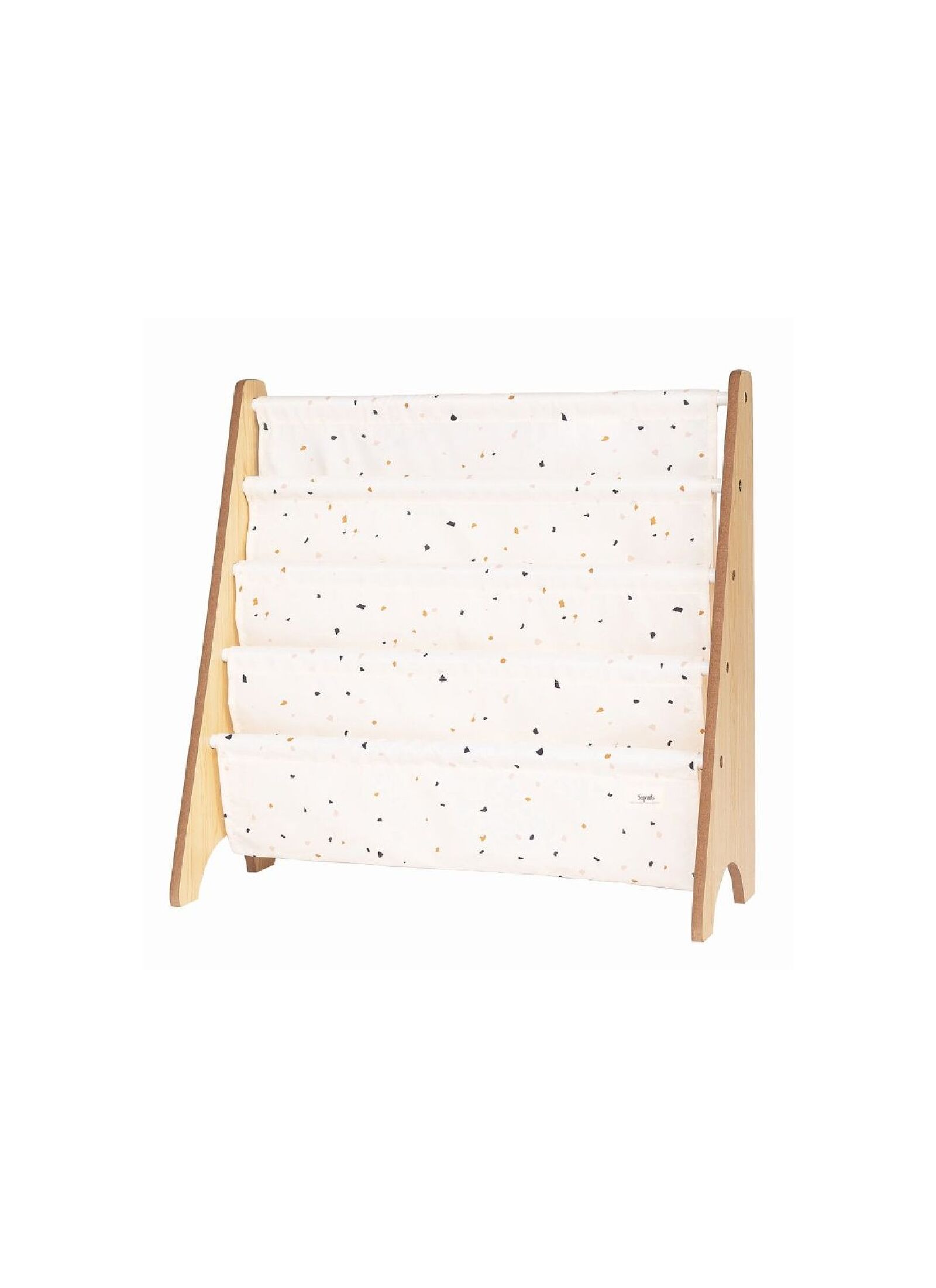 BOOK RACK TERRAZZO CREAM