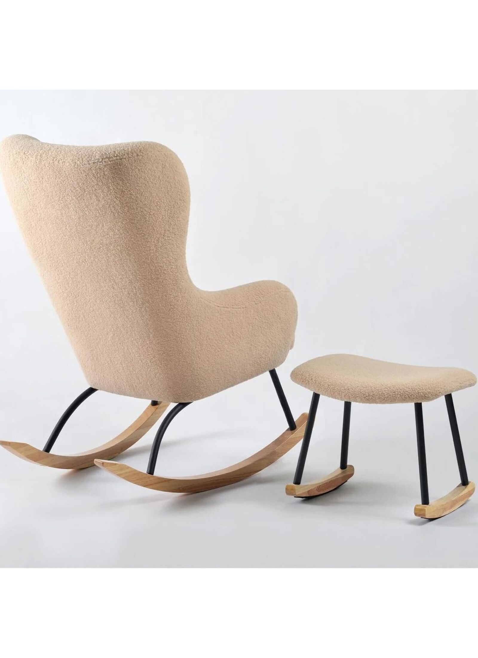 ROCKING CHAIR TEDDY BEIGE
