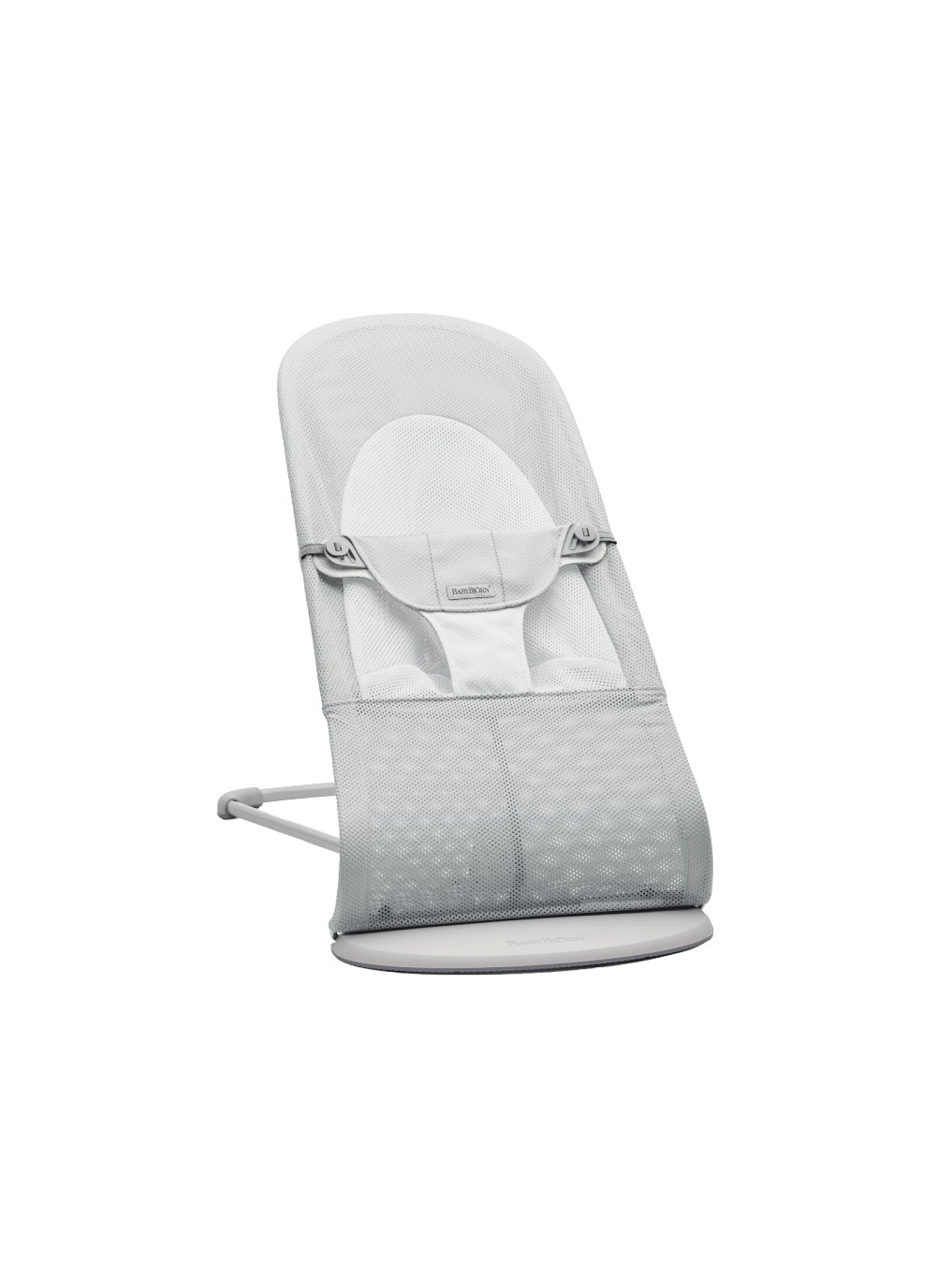 BABY BOUNCER BALANCE SOFT MESH SILVER/WHITE