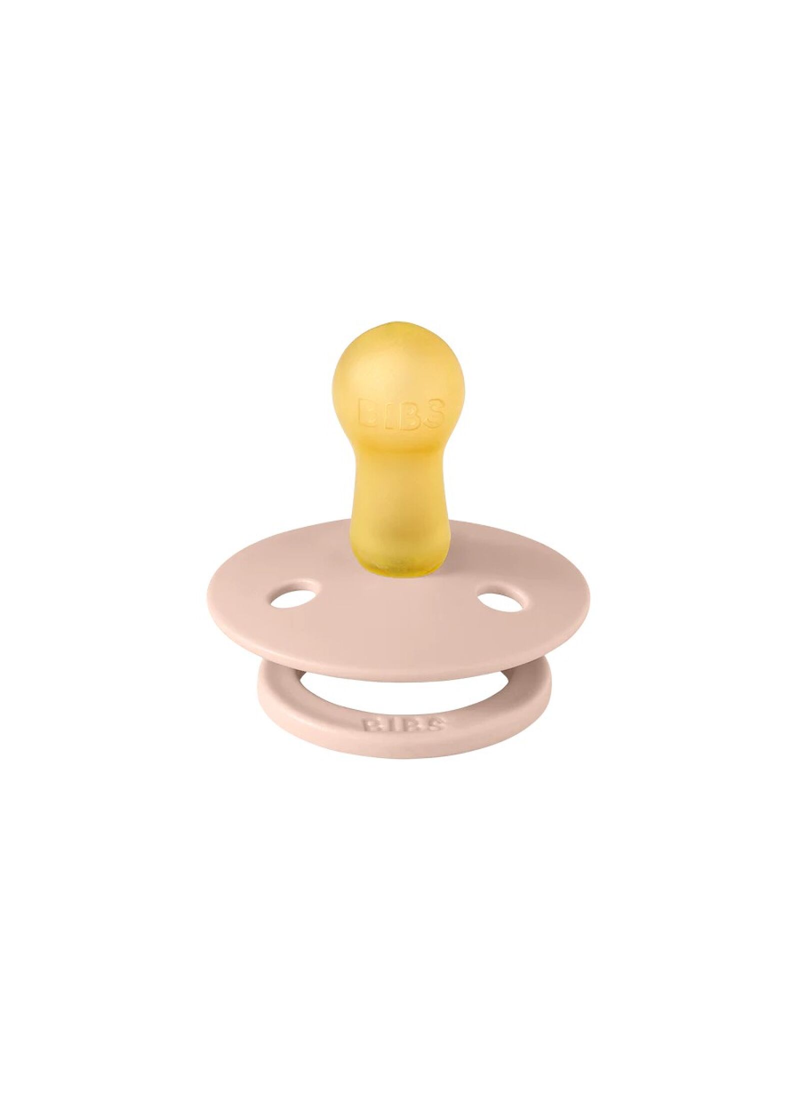 PACIFIER 2PCS COLOUR IVORY-BLUSH LATEX
