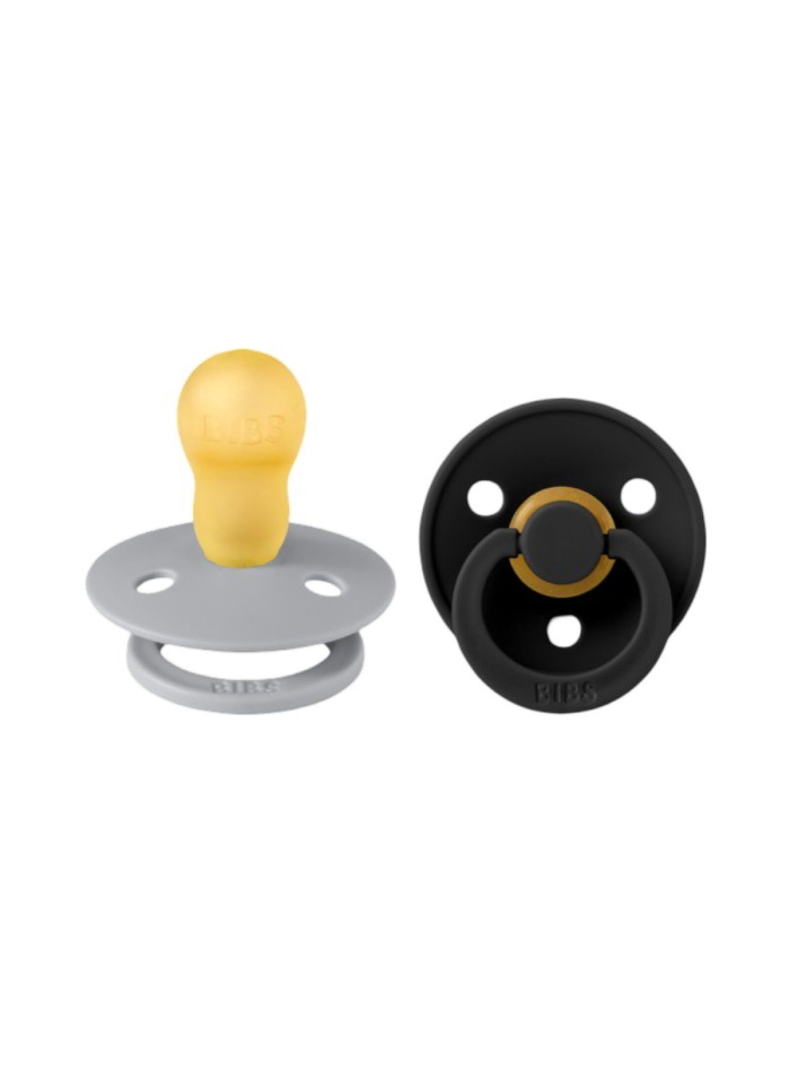 PACIFIER 2PCS COLOUR CLOUD-BLACK