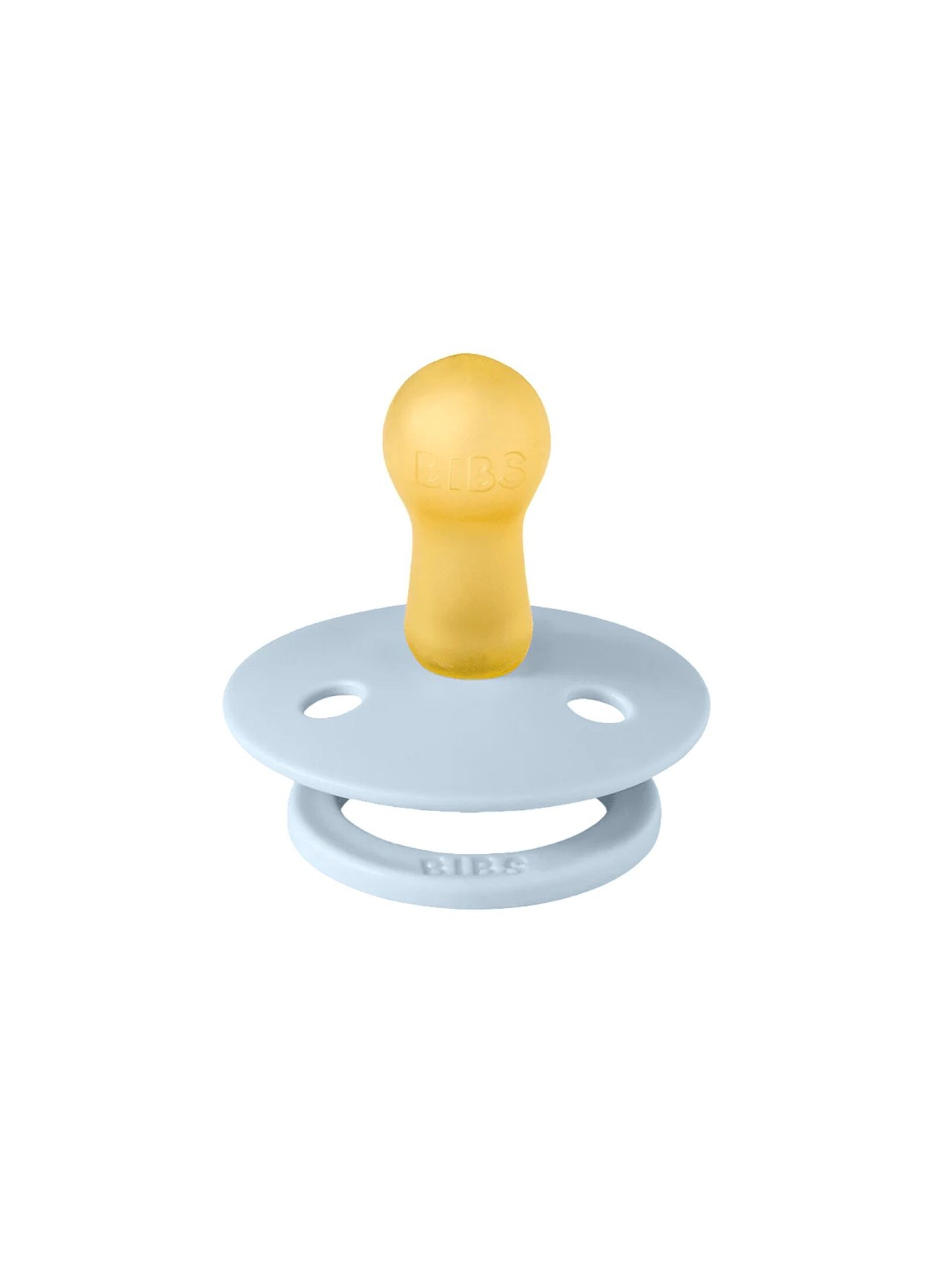 PACIFIER 2PCS COLOUR BABY BLUE-DUSTY BLUE LATEX 