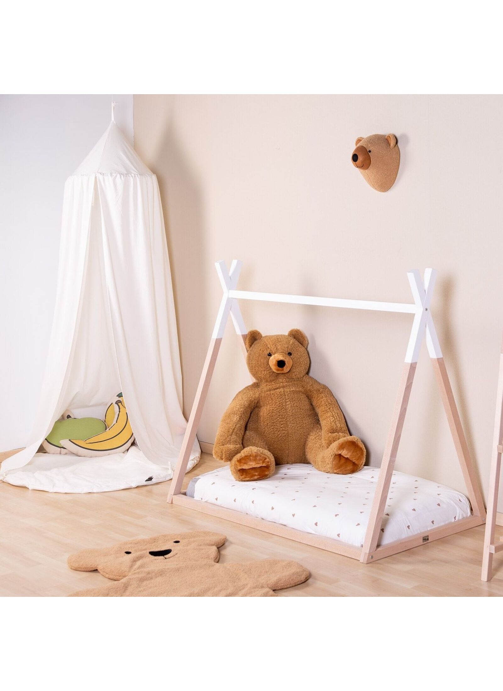 TIPI BED NATURAL-WHITE (70X170)