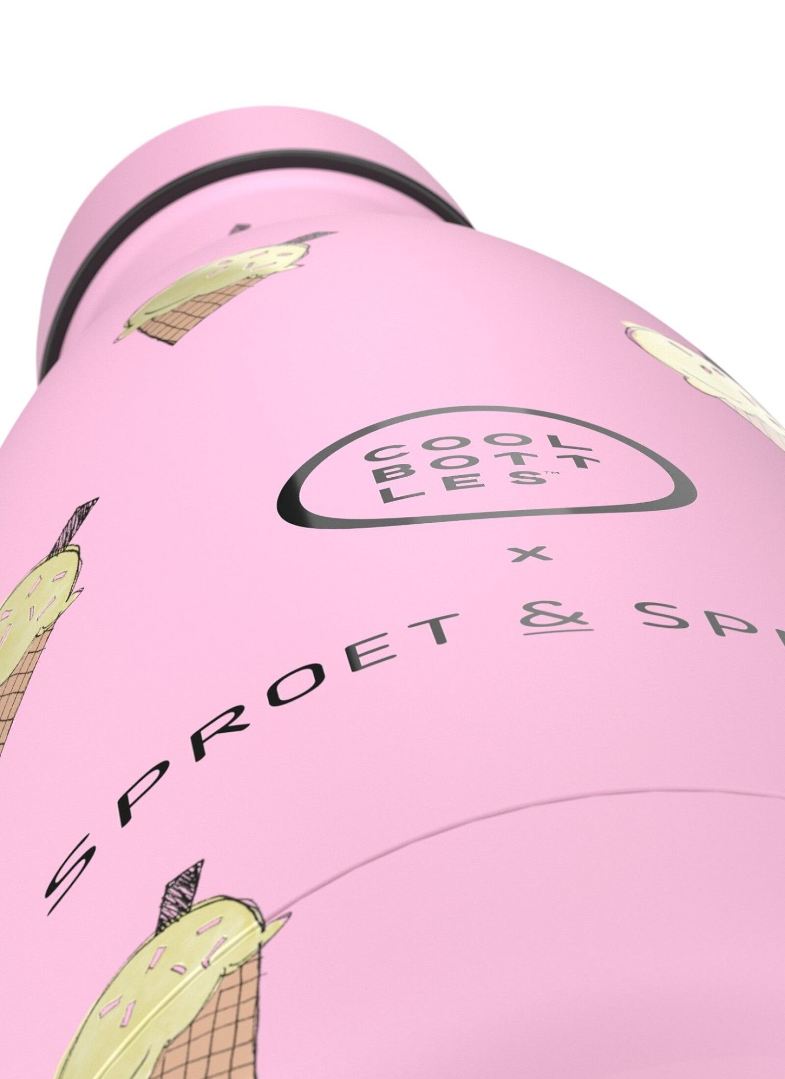 BOTTLE THERMOS (350ML) PINK SCOOP