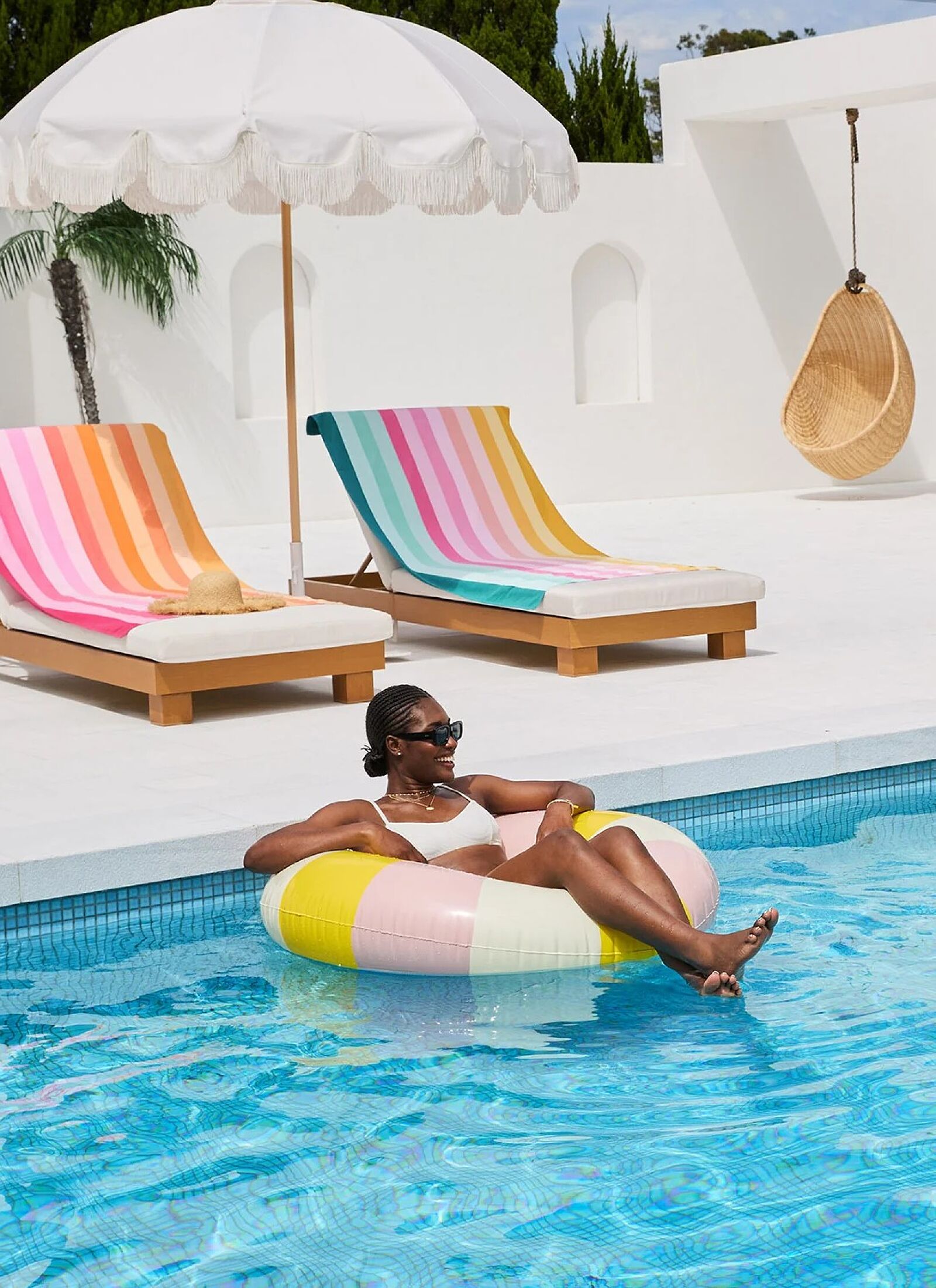 BEACH TOWEL COASTAL CANDY