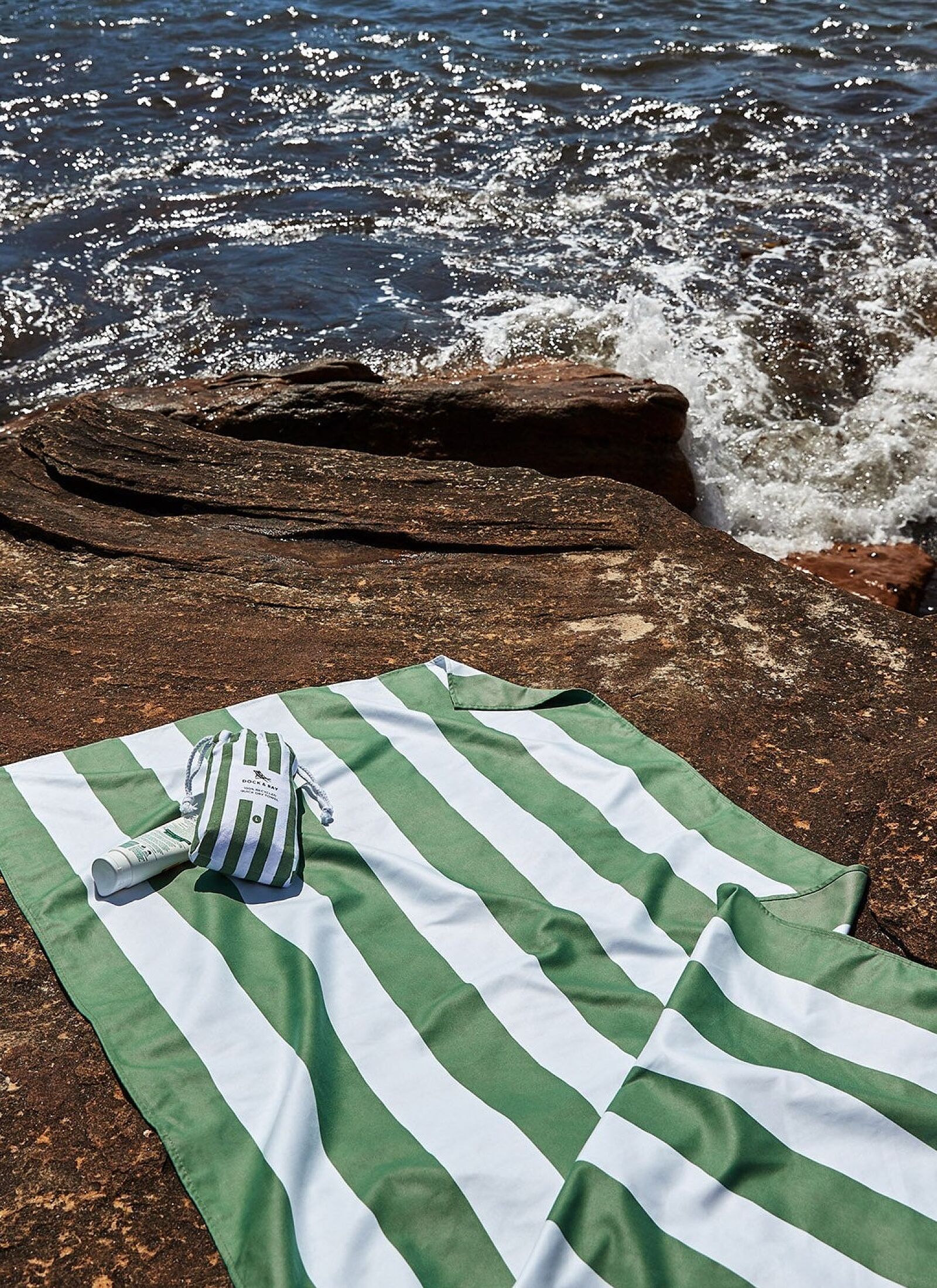 BEACH TOWEL CABANA CAYMAN OLIVE