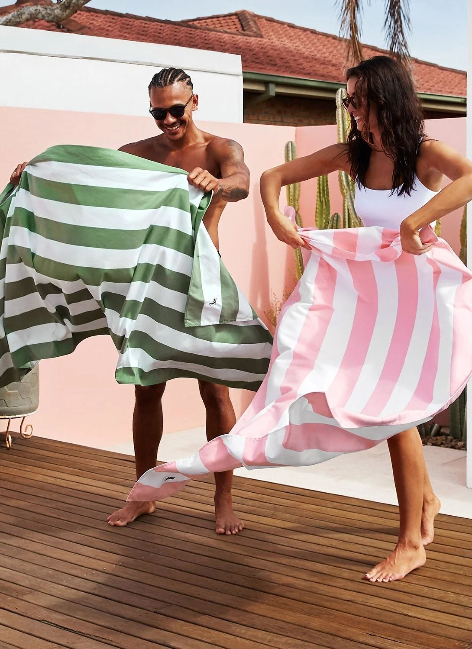 BEACH TOWEL CABANA CAYMAN OLIVE
