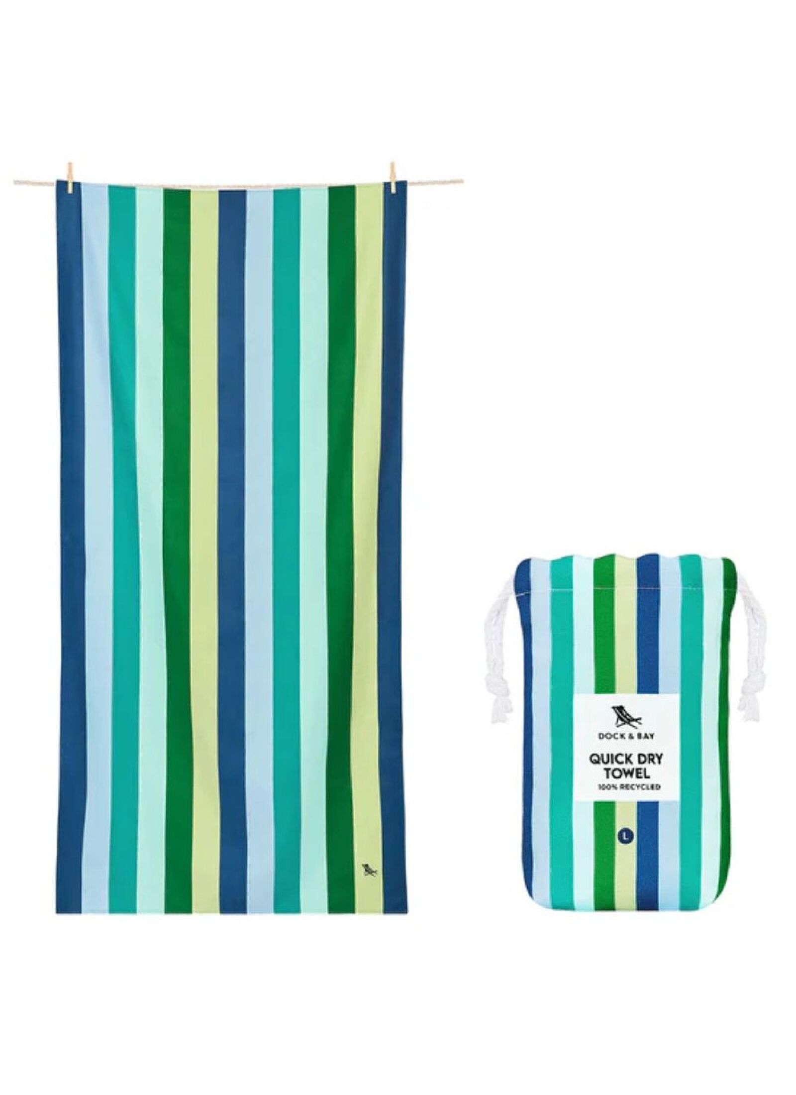 BEACH TOWEL COOL LAGOON