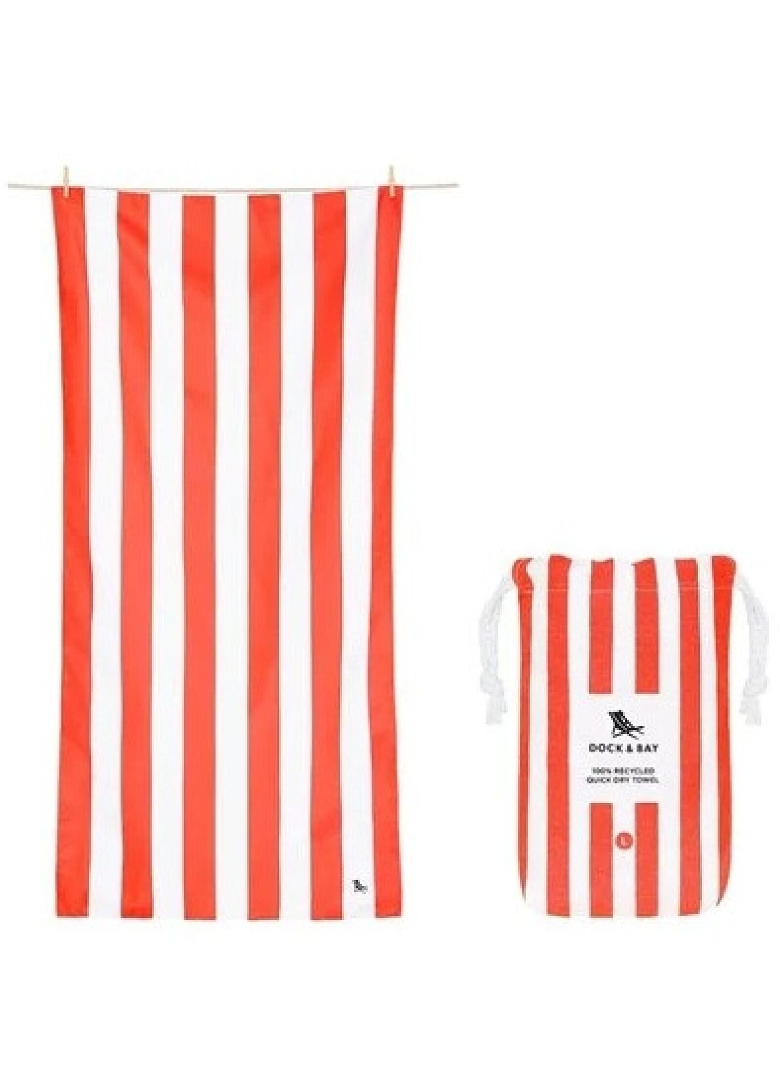 BEACH TOWEL CABANA WAIKIKI CORAL