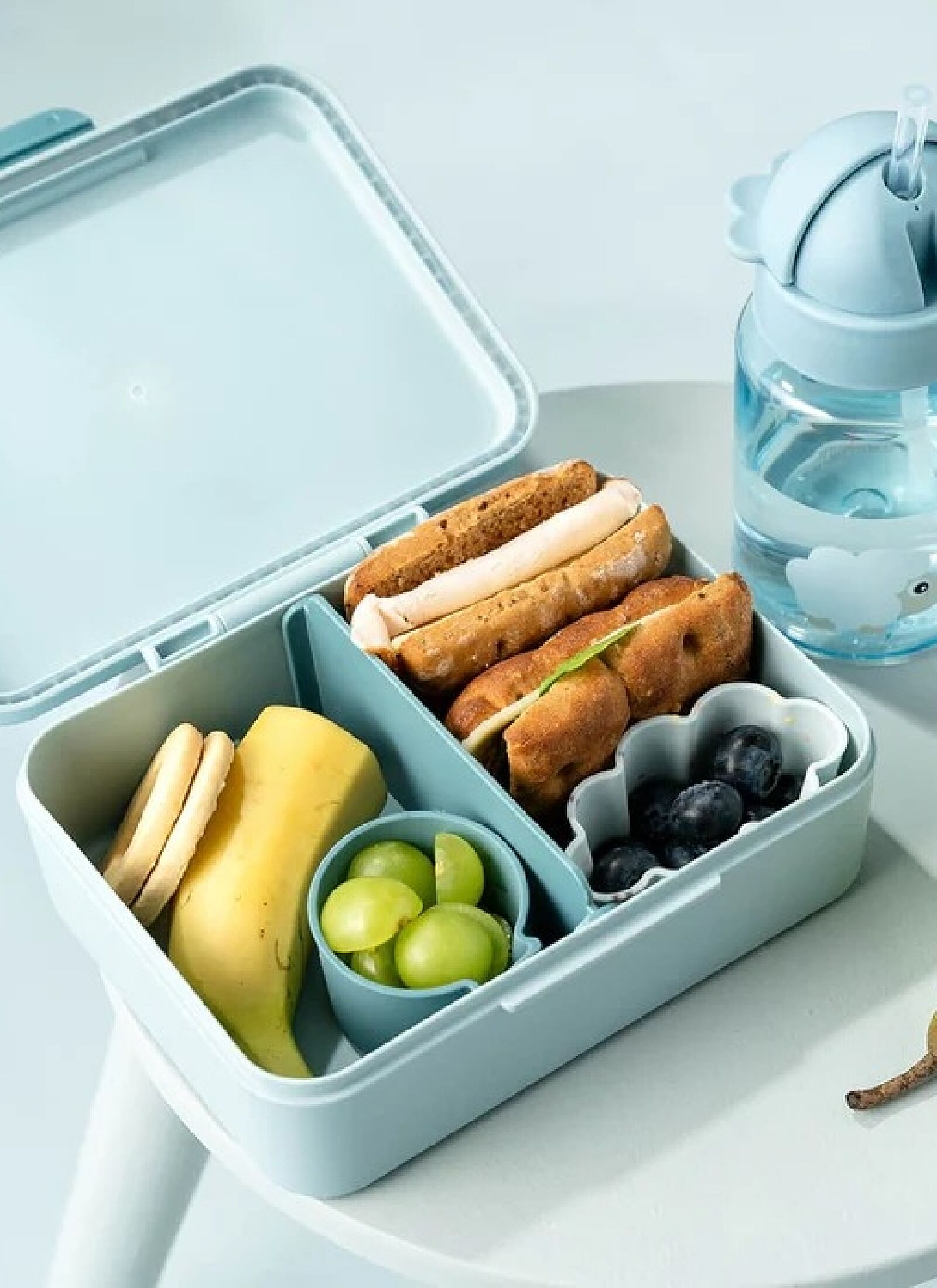 LUNCH BOX TINY FARM BLUE