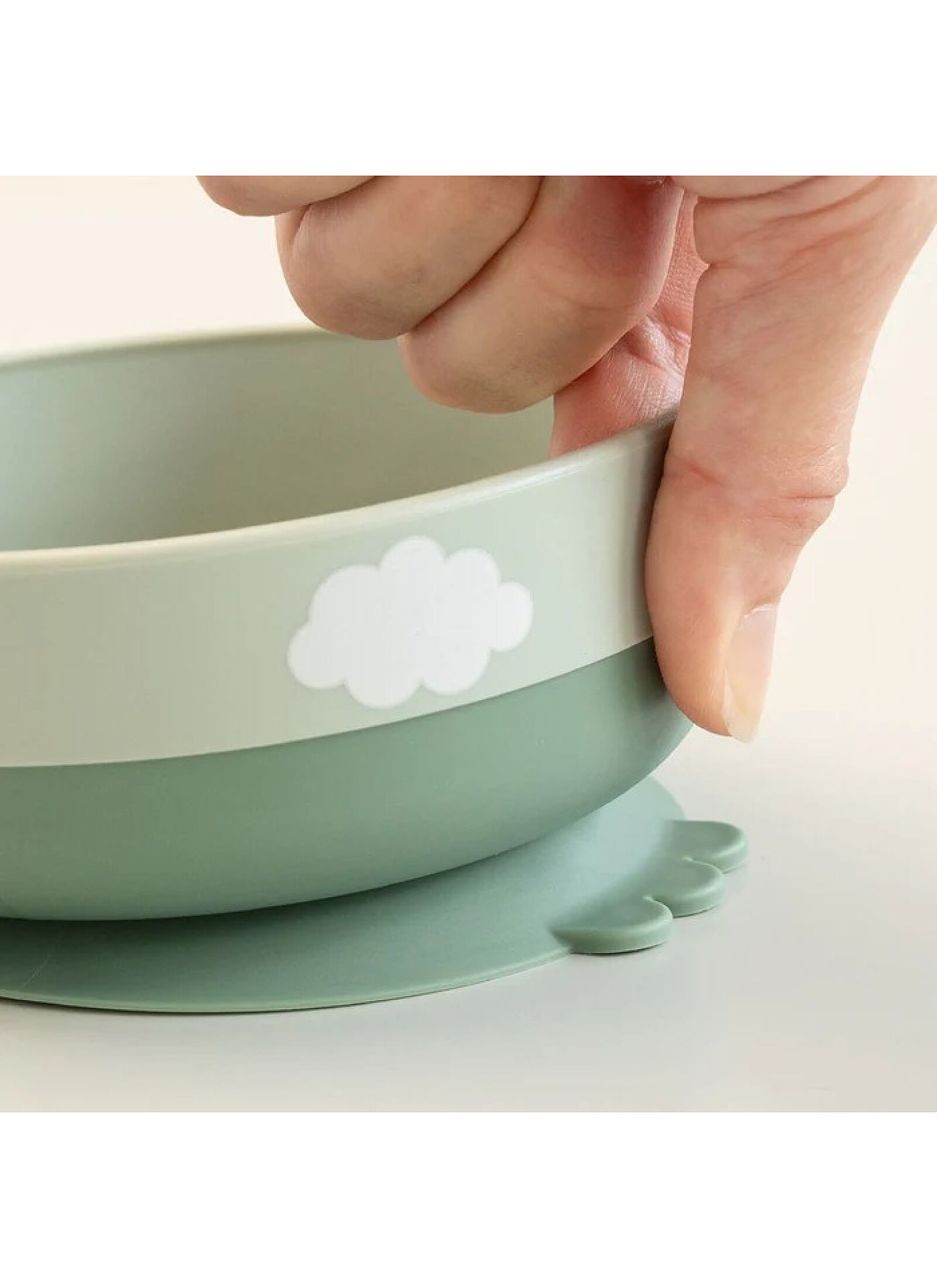 DINNER SET HAPPY CLOUDS GREEN
