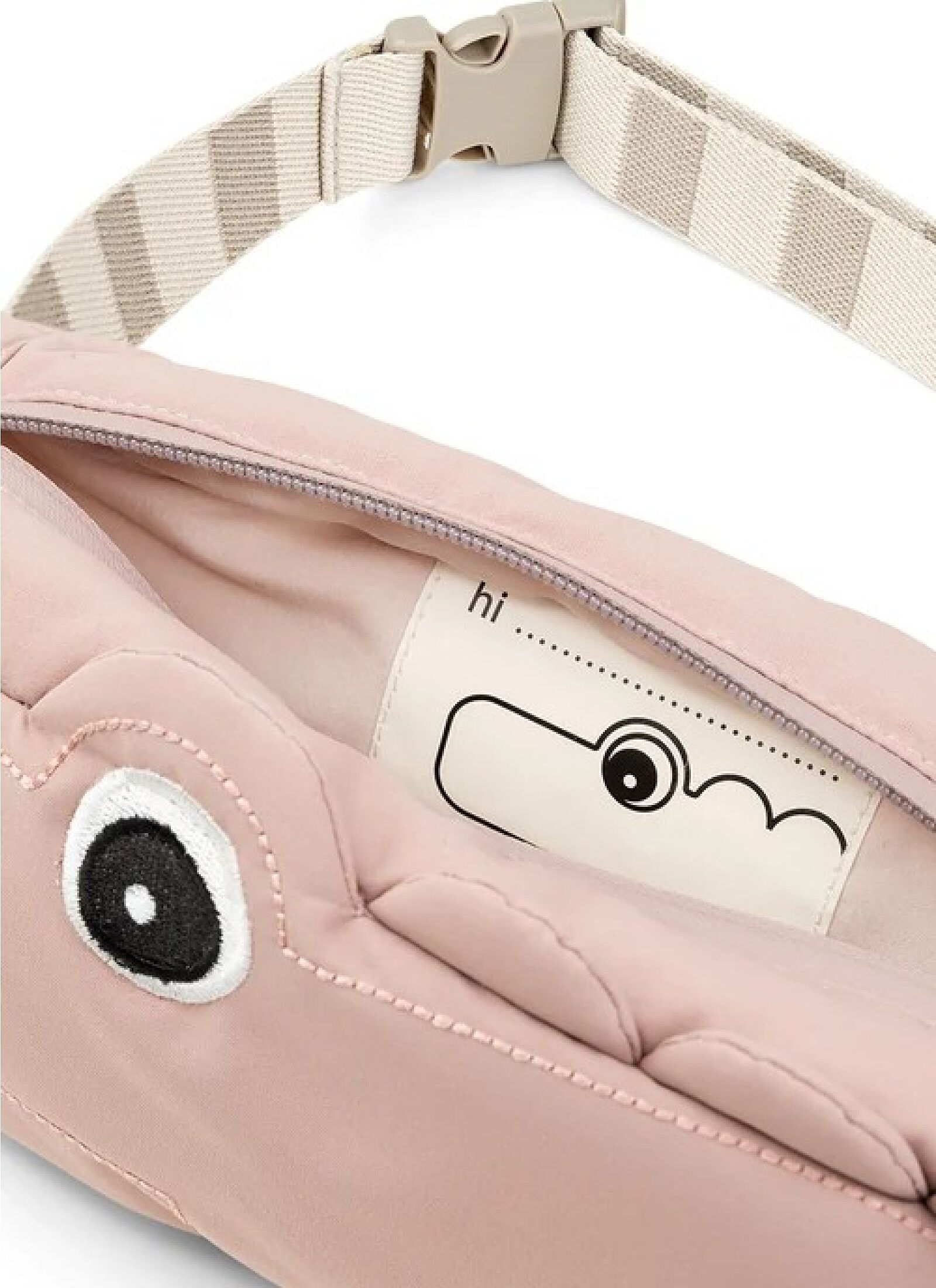 KID'S CROSS-OVER BAG CROCO POWDER