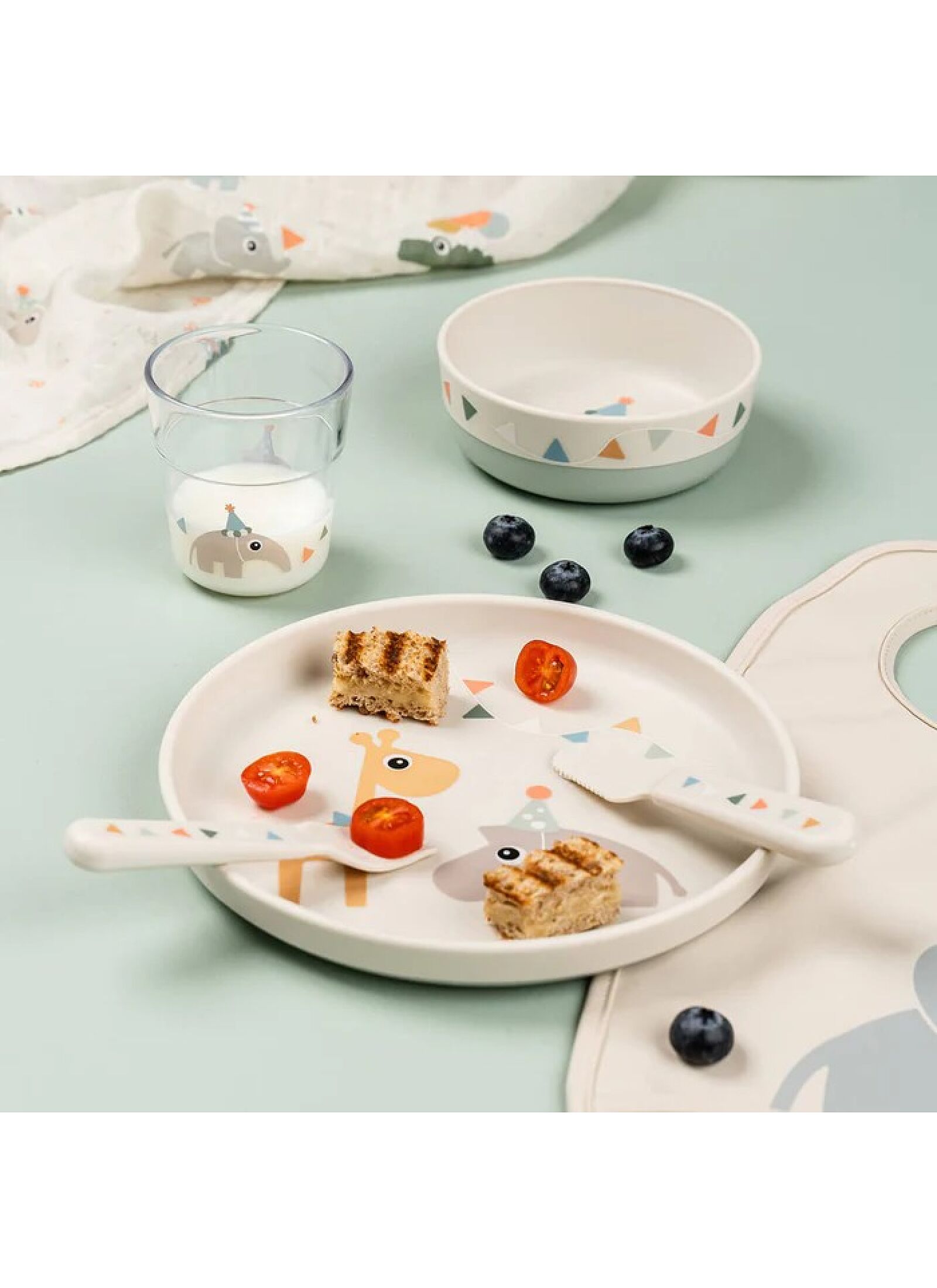 PLATE FOODIE CELEBRATION SAND