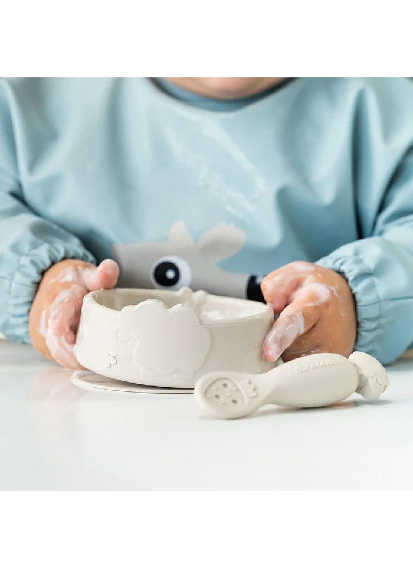 DINNER SET SHEEPY POWDER