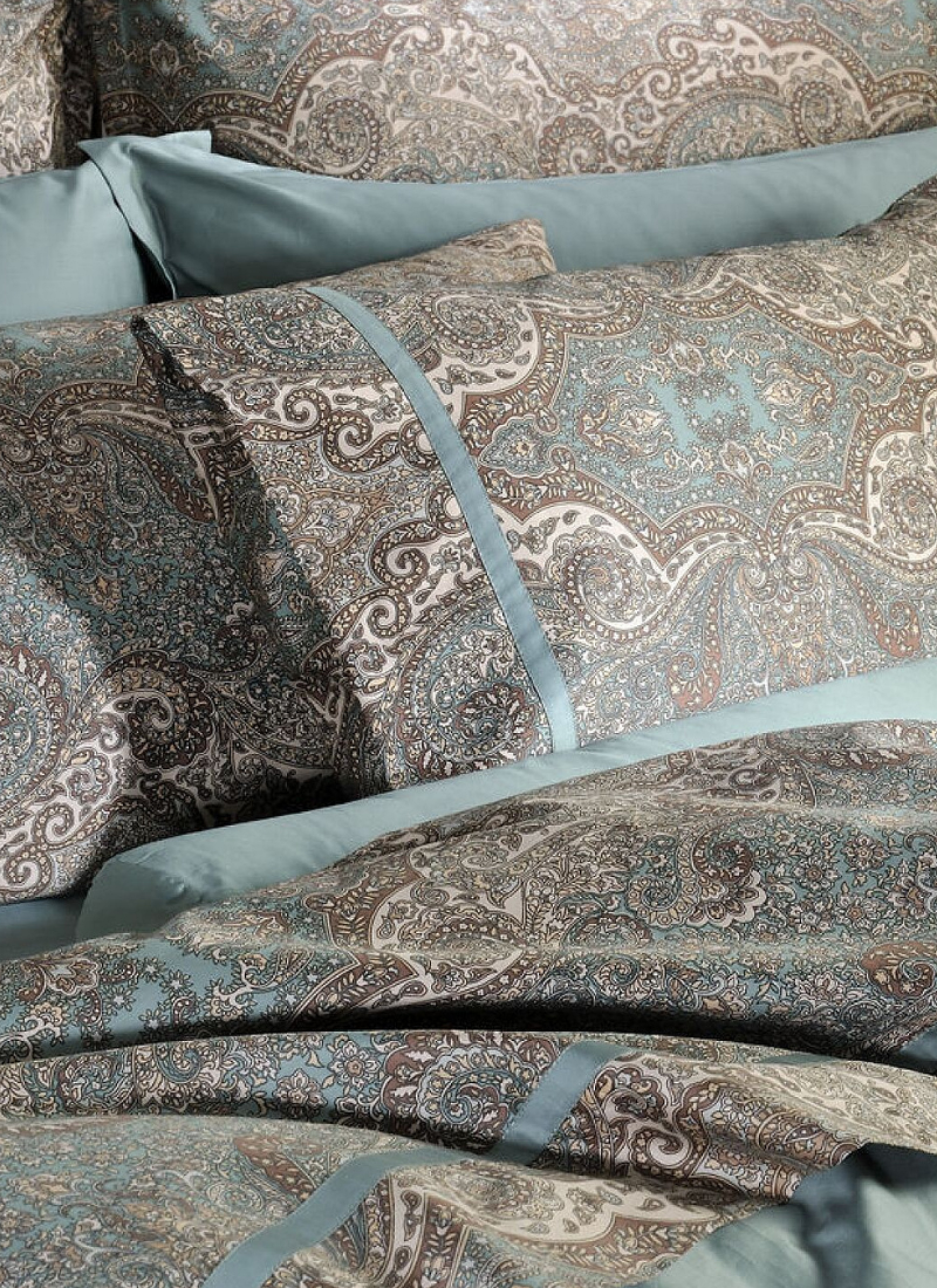 QUEEN SHEET SET BOMBAY PETROL (S833)