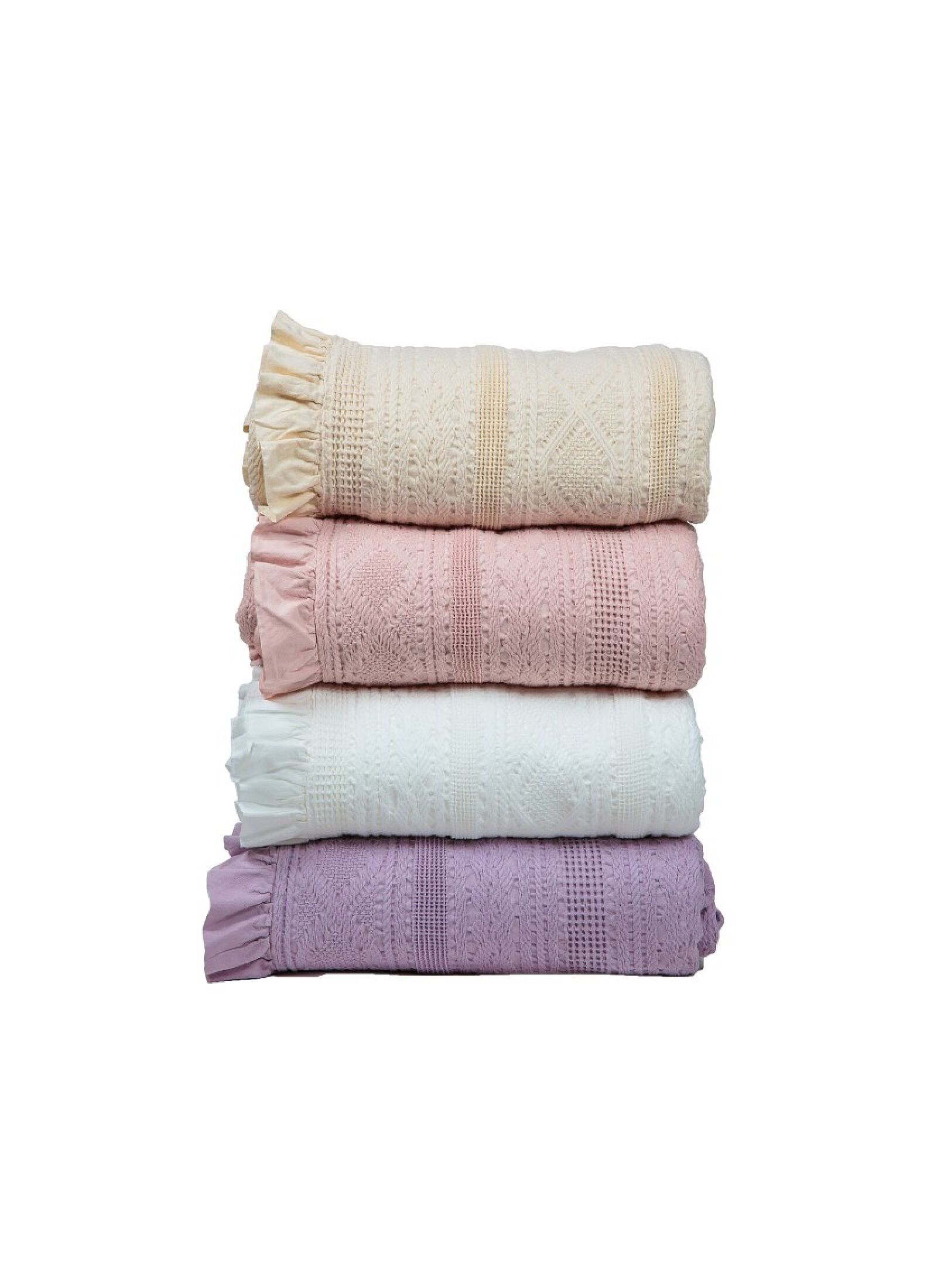 DOUBLE BLANKET APT-454 WHITE