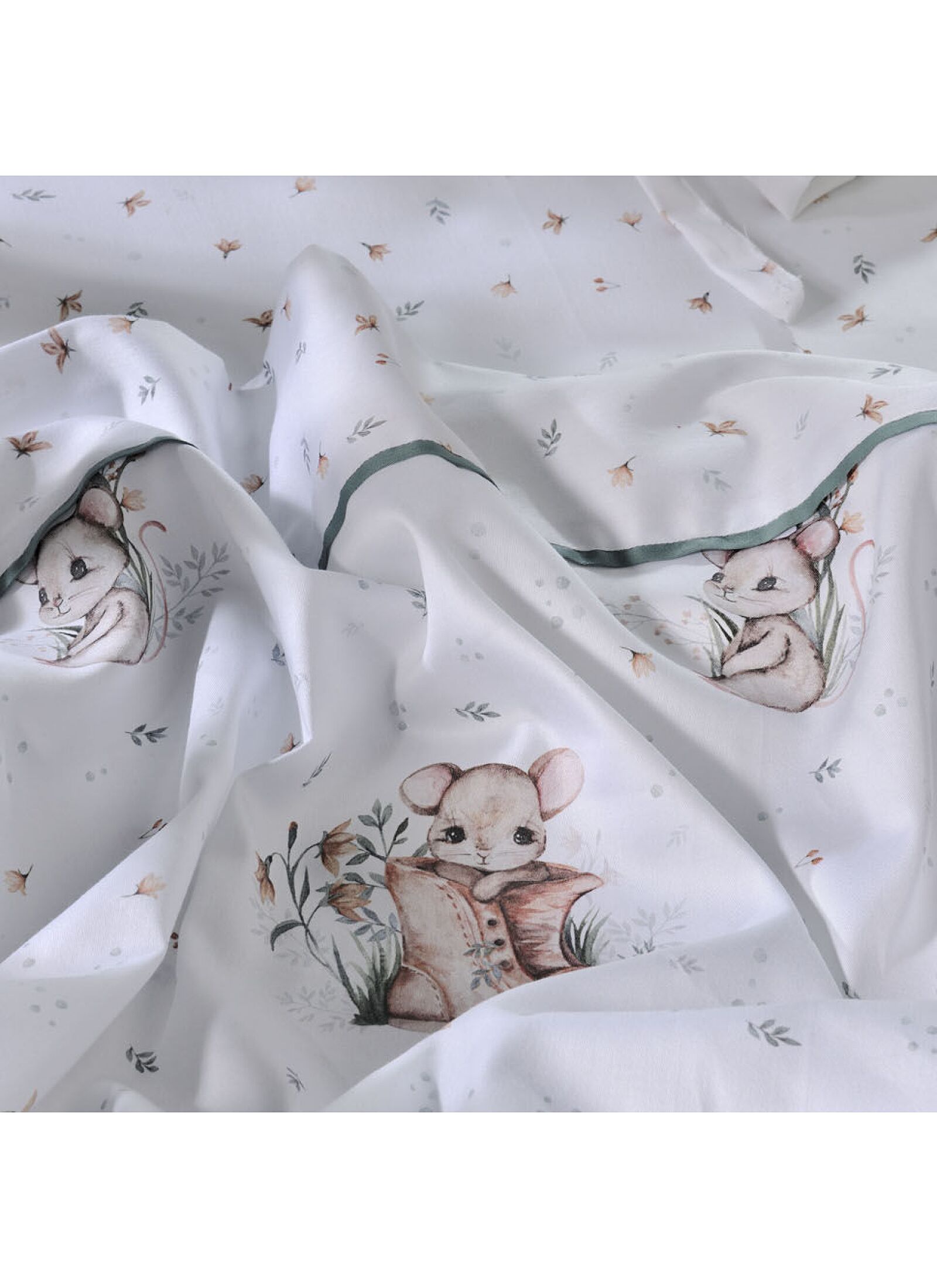 CRIB SHEETS SET LITTLE MOUSE (BS856)