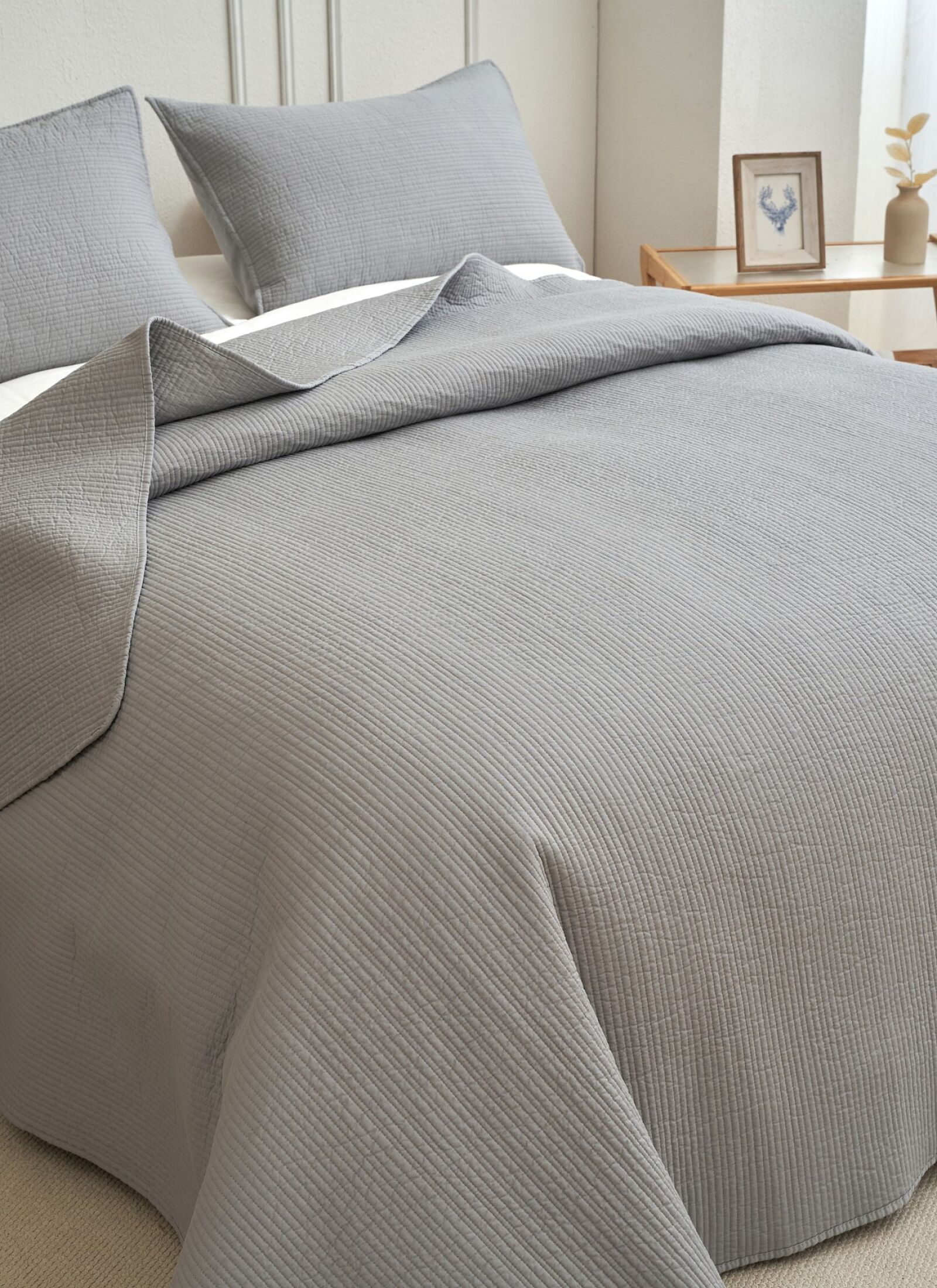 SINGLE QUILT SET JOY BLUE