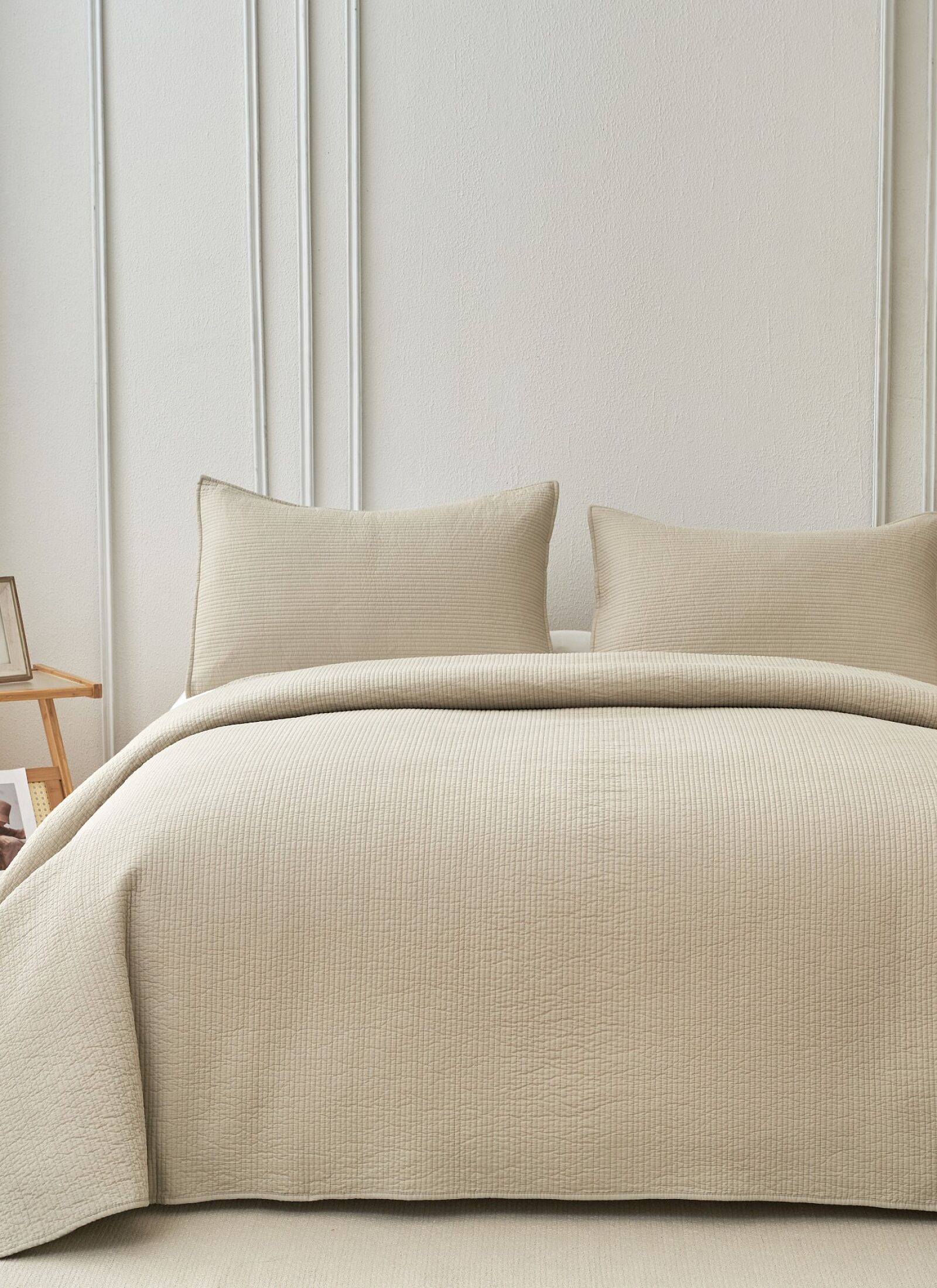 DOUBLE QUILT SET JOY CREAM