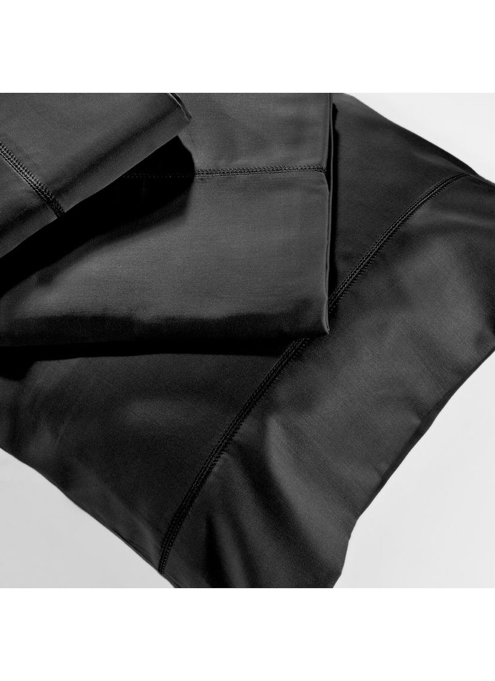 QUEEN DUVET COVER SET BLACK (S250/10)