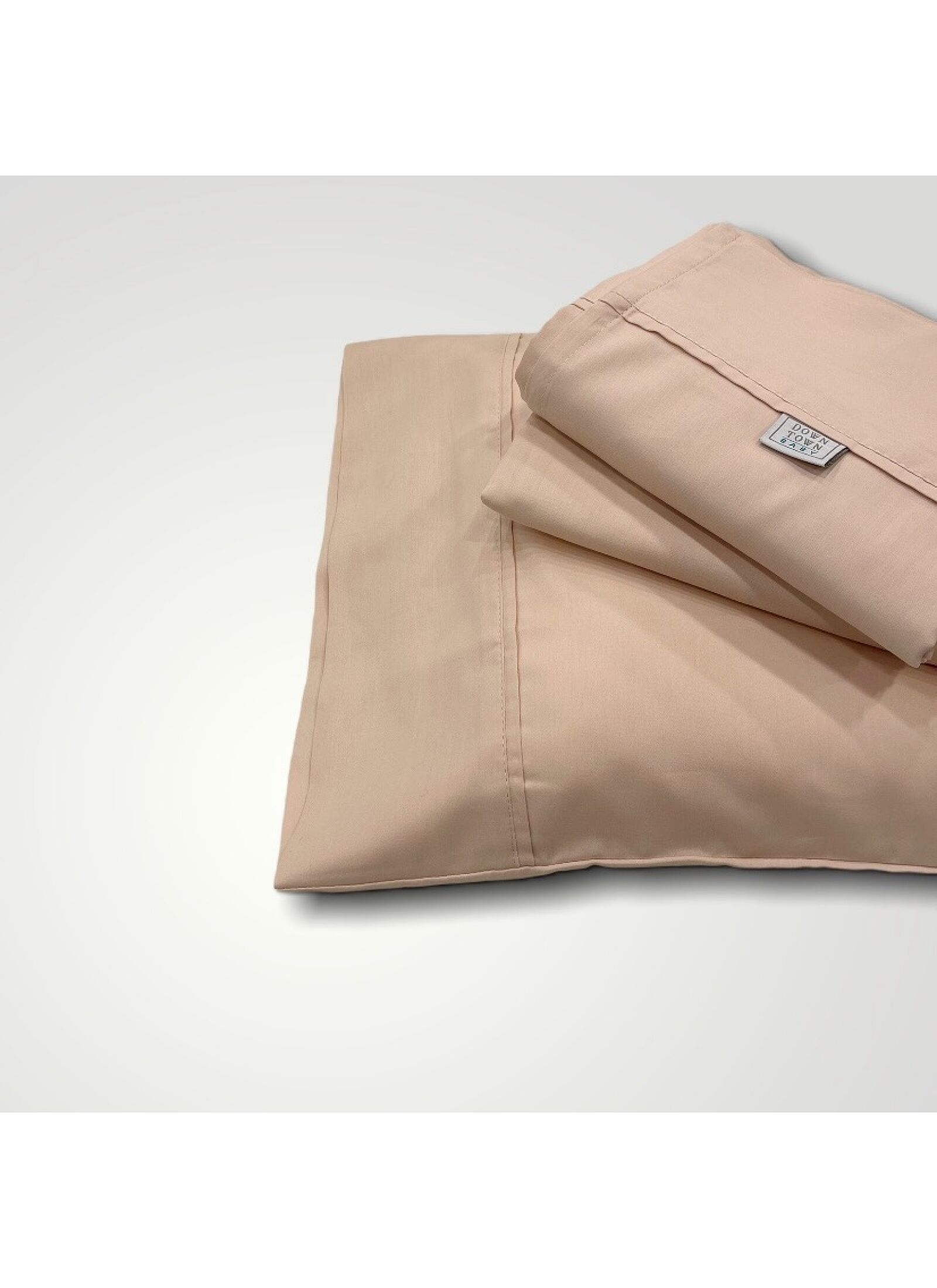 CRIB SHEETS SET DUSTY PINK