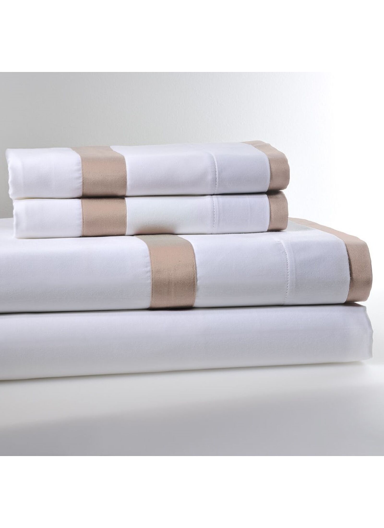 KING SIZE DUVET COVER SET SATEEN REVER SAUMON
