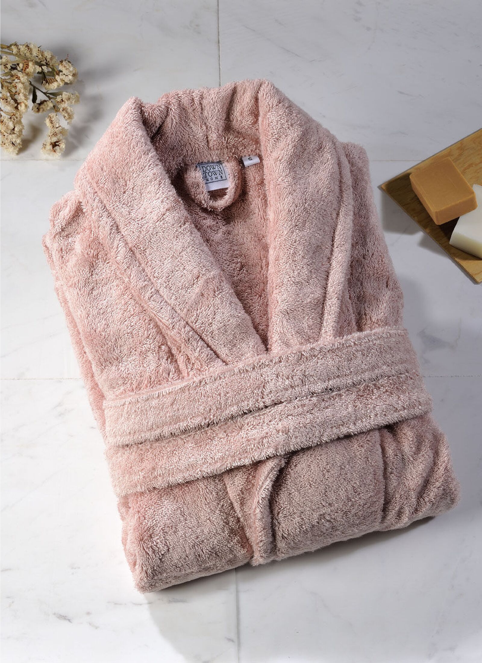 BATHROBE  ROSA PINK