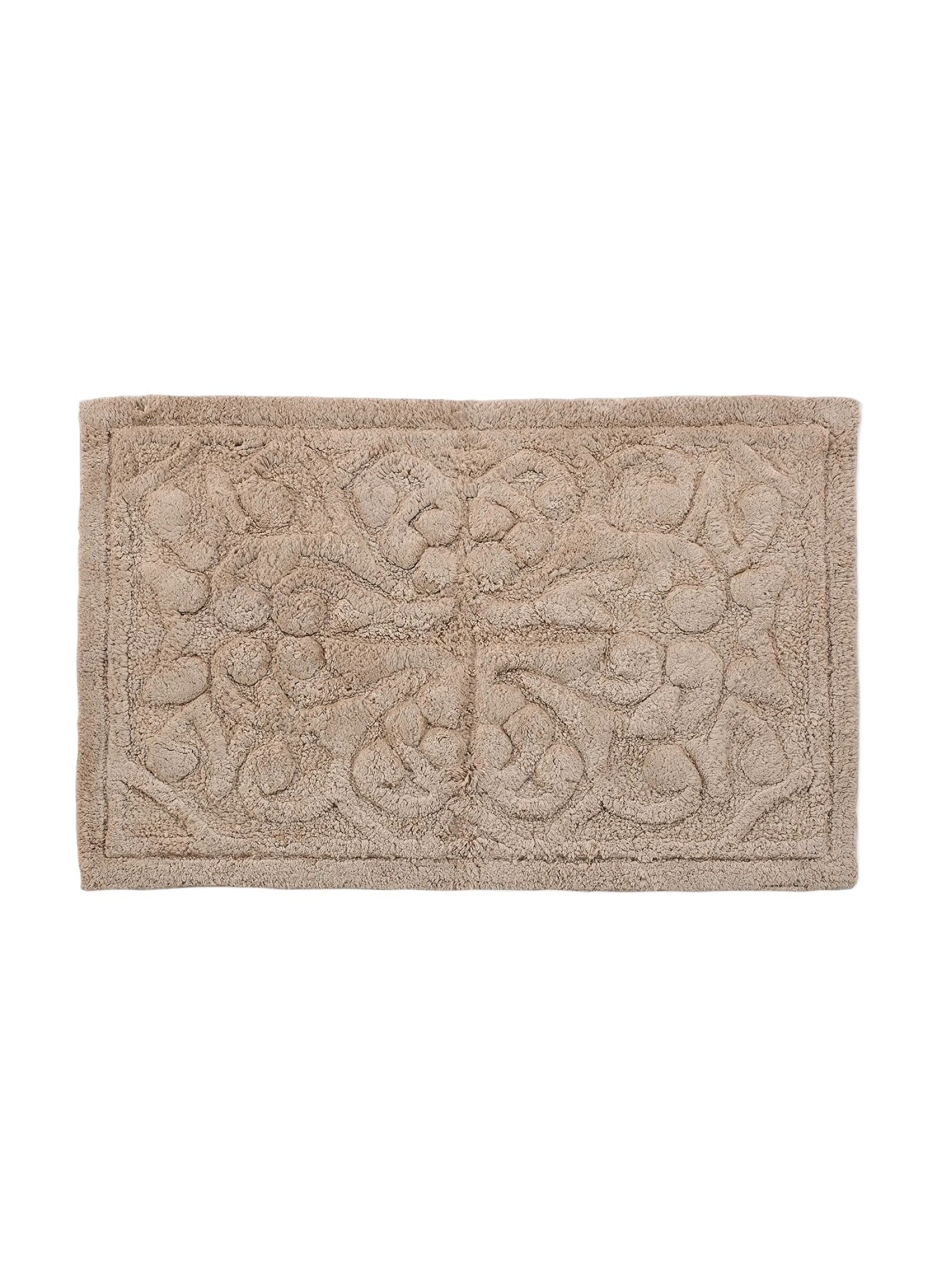 RUG TUFTED FLOWER BEIGE