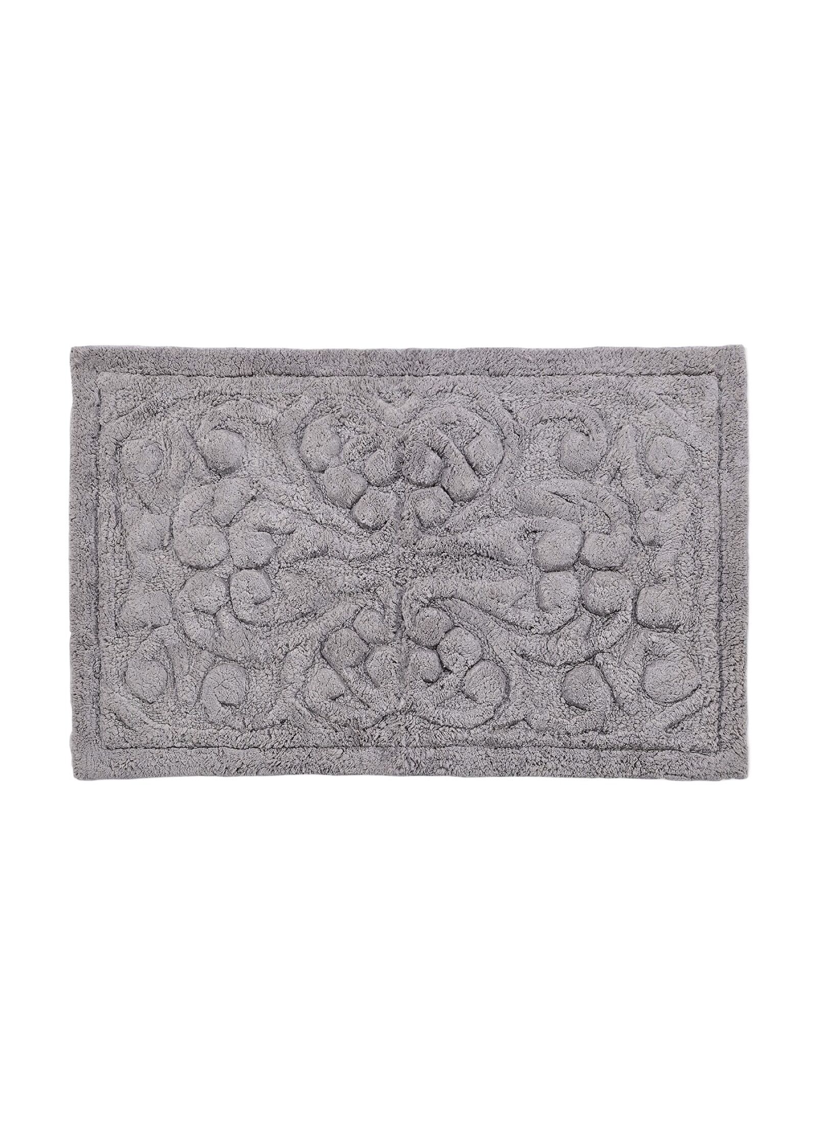 RUG TUFTED FLOWER LIGHT GREY