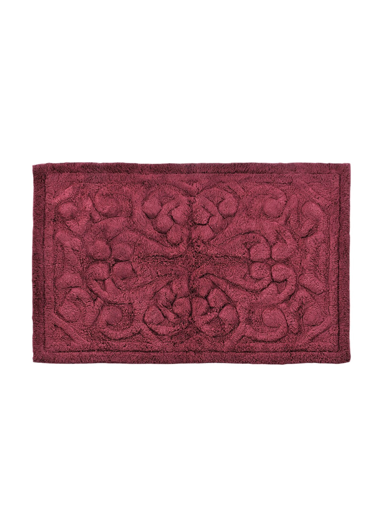 RUG TUFTED FLOWER MAUVE