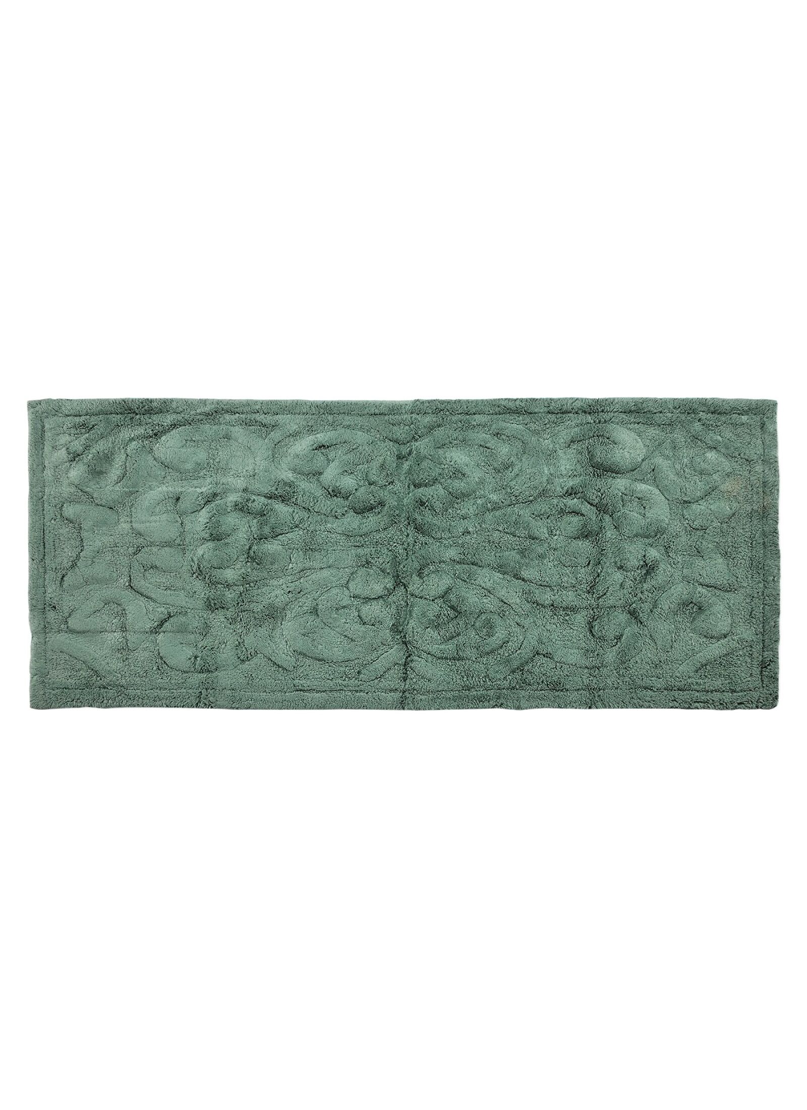 RUG TUFTED FLOWER CERAMIC GREEN