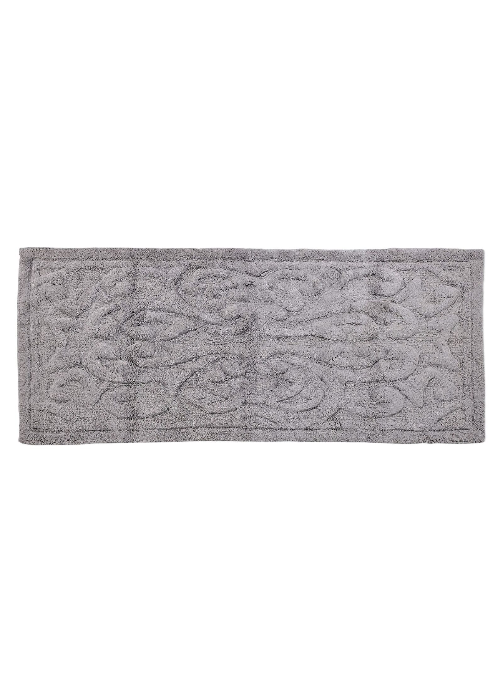 RUG TUFTED FLOWER LIGHT GREY