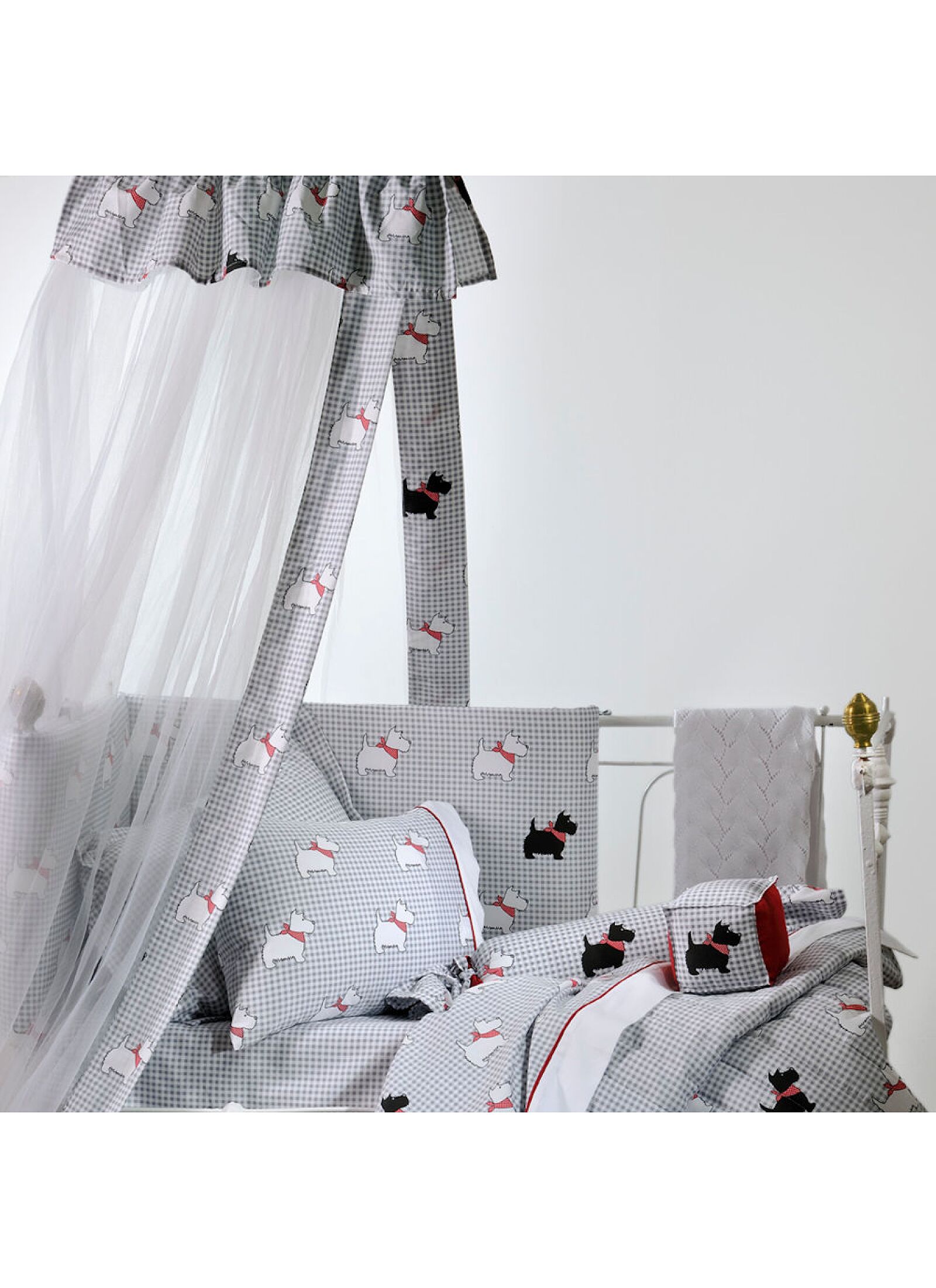 CRIB SHEETS SET DOG (BS767)