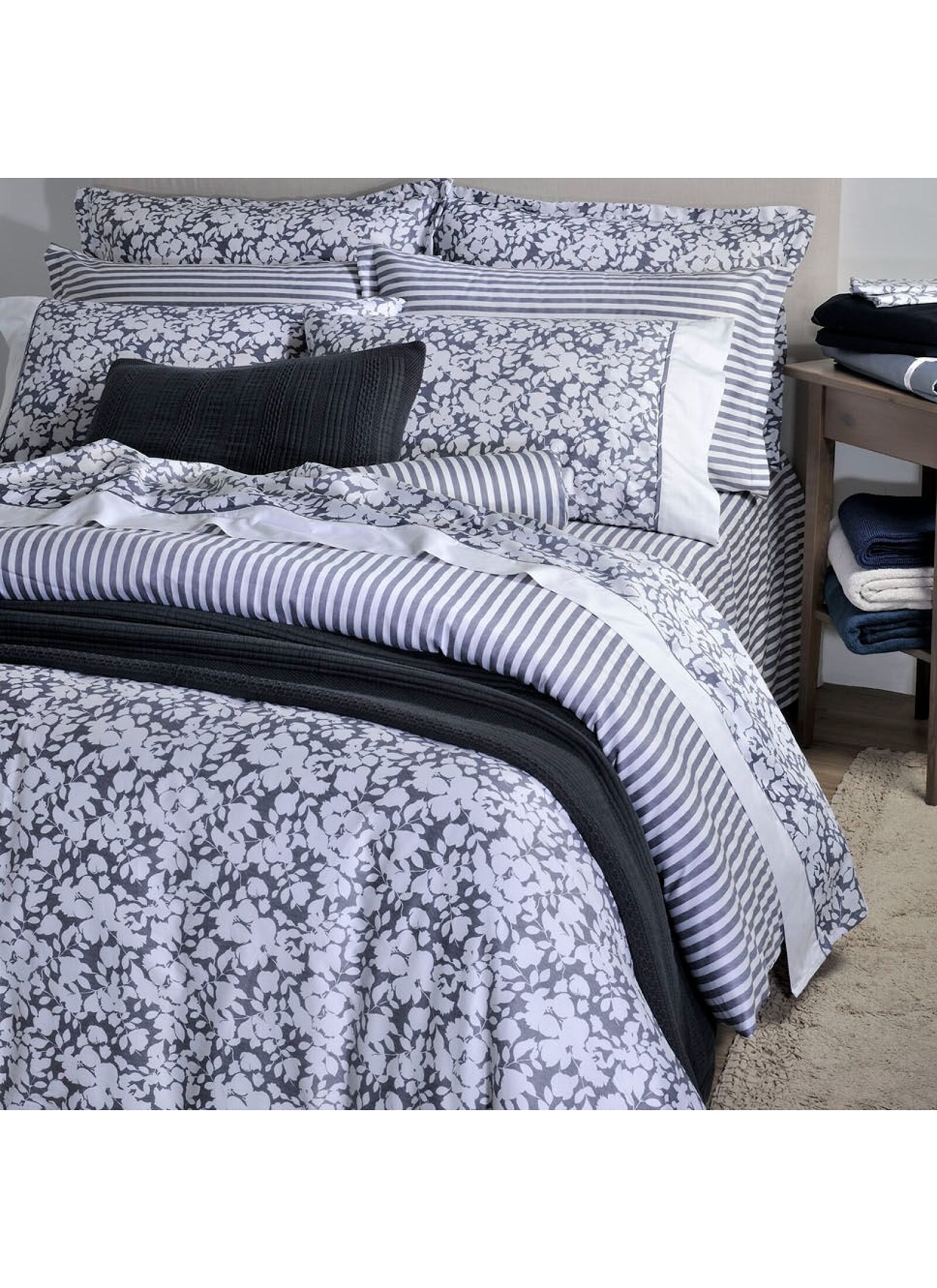 SINGLE SHEET SET ELVIRA BLUE (S877)