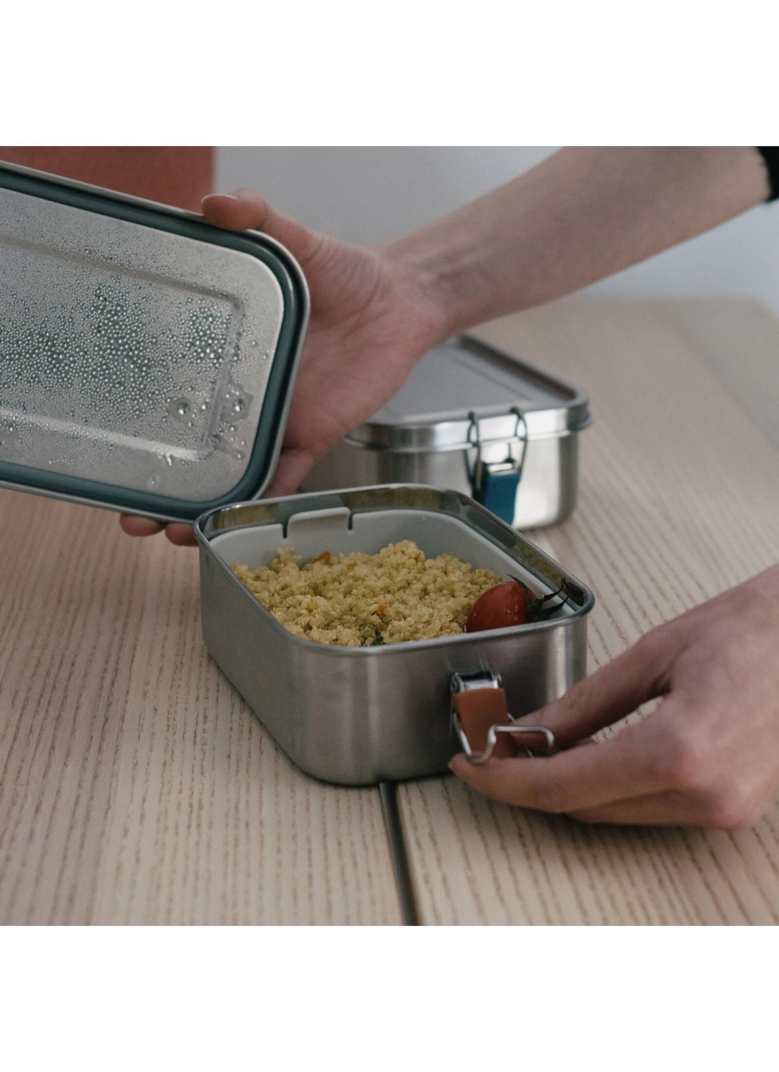 STAINLESS STEEL LUNCH BOX (800ML) TERRACOTTA