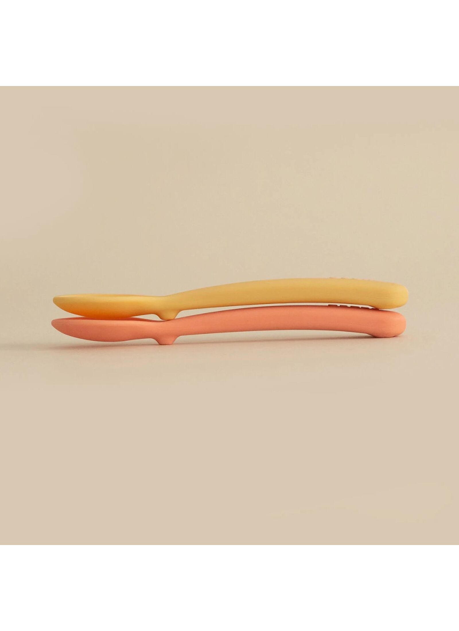 SILICONE SPOON CORAL/MIMOSA