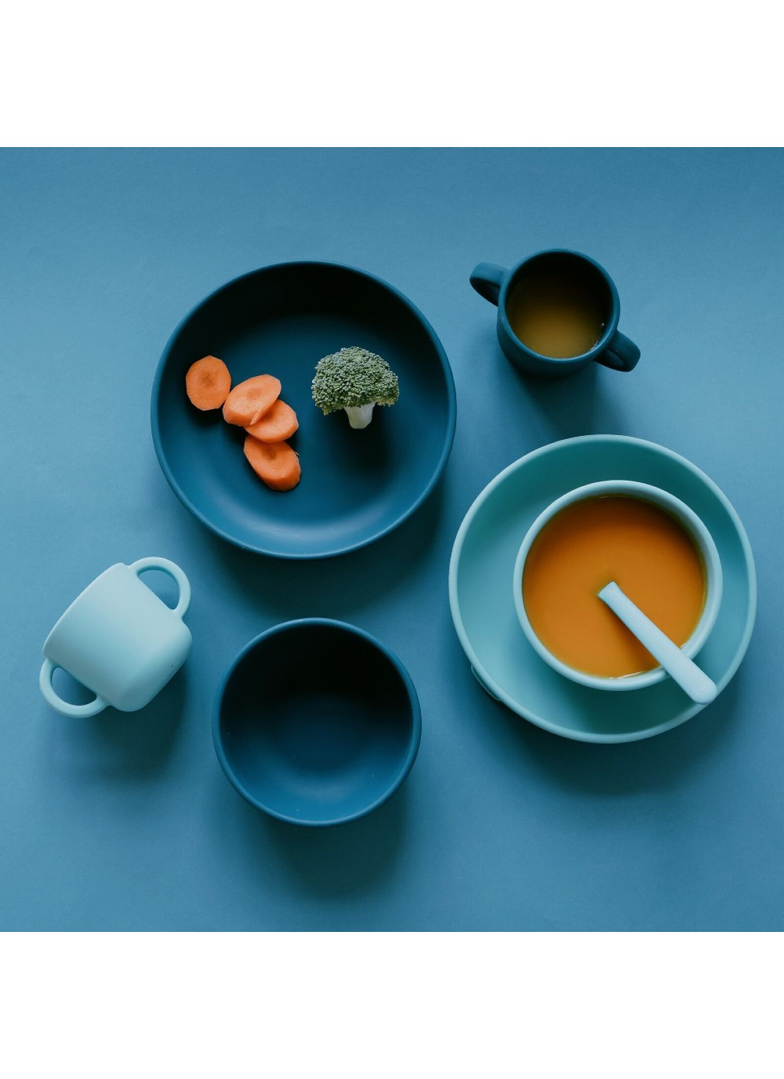 SILICONE PLATES BLUE ABYSS/LAGOON