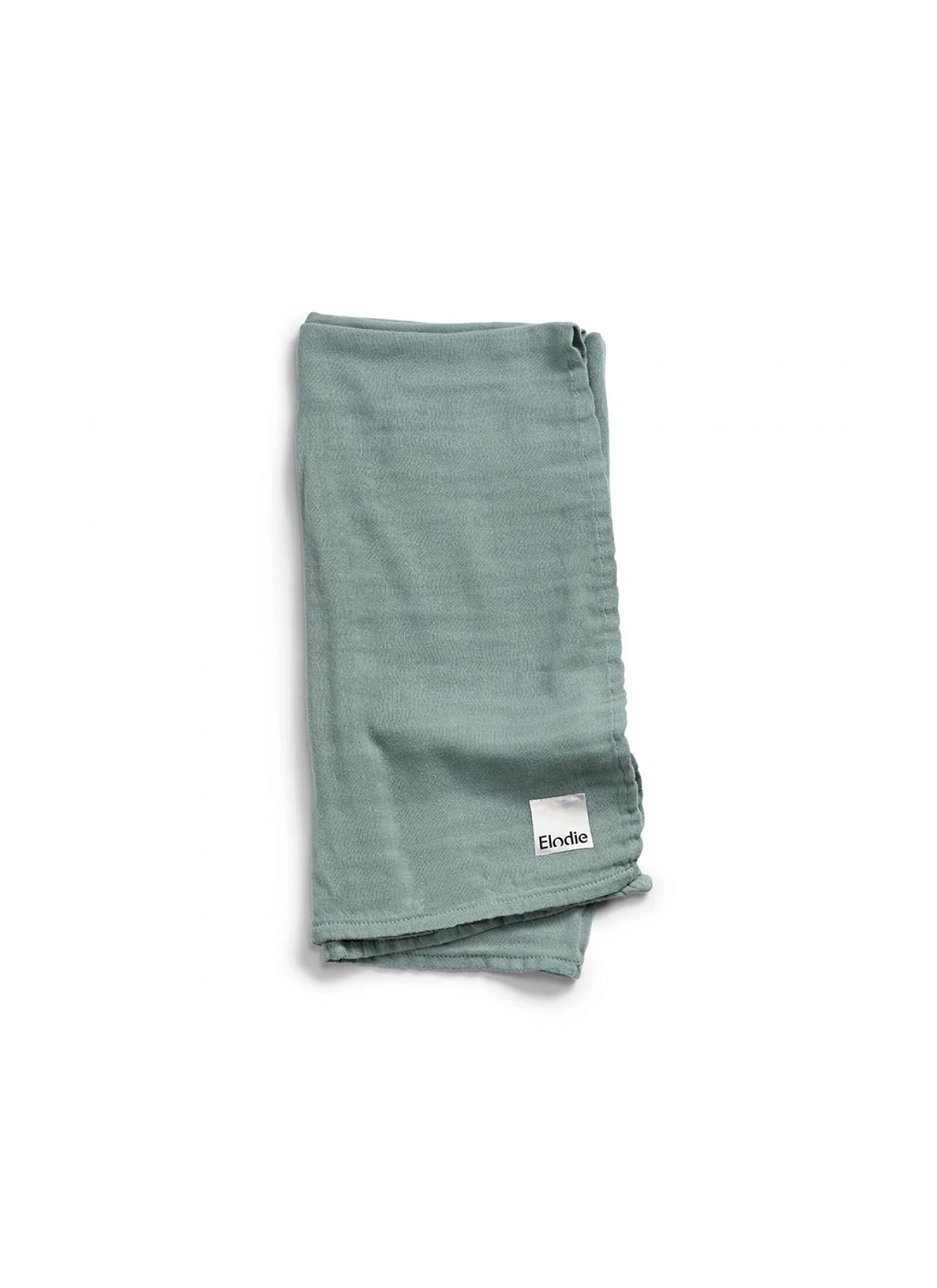 MUSLIN BLANKET (80X80) MINERAL GREEN