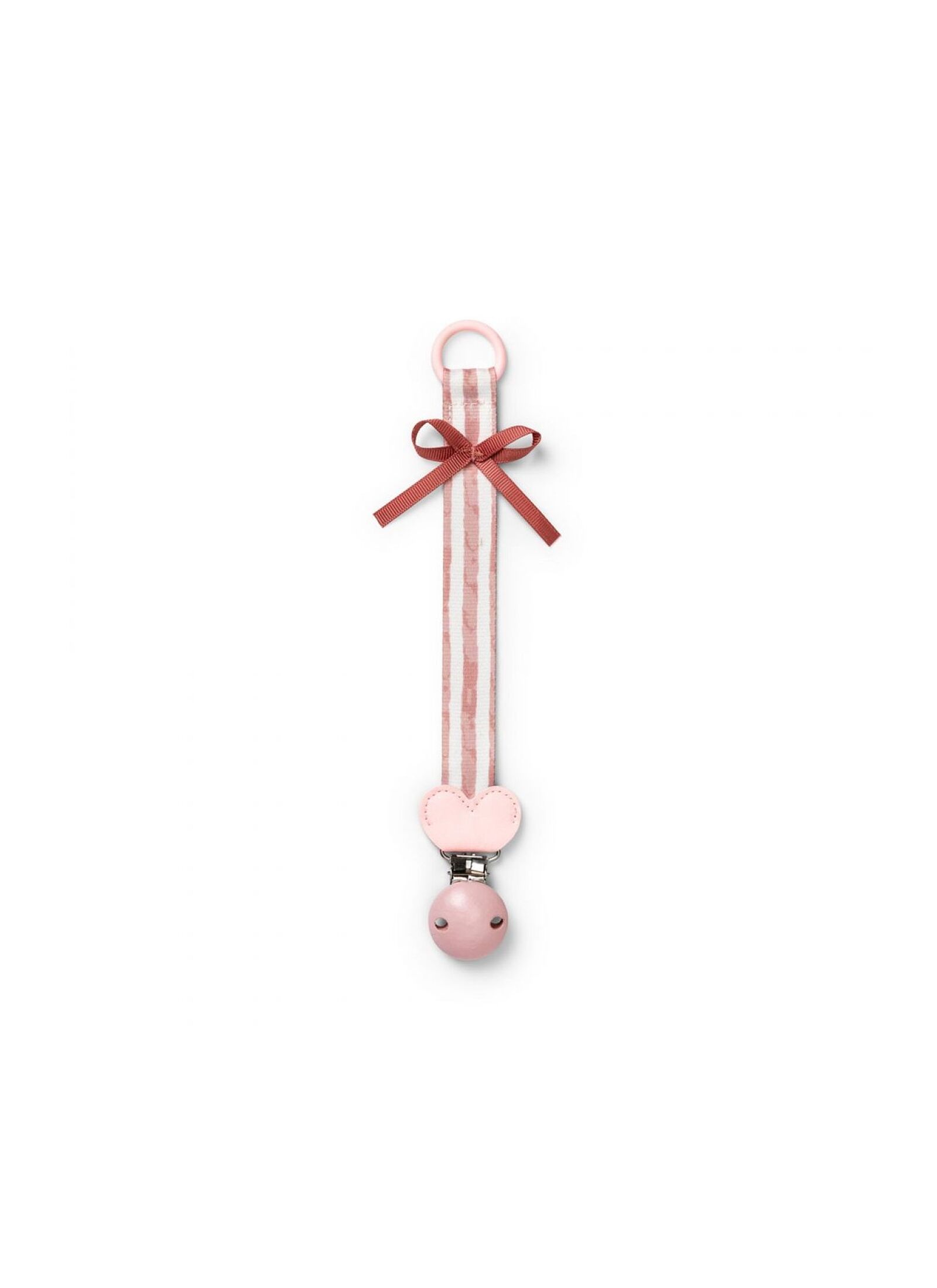 PACIFIER CLIP CANDY STRIPES