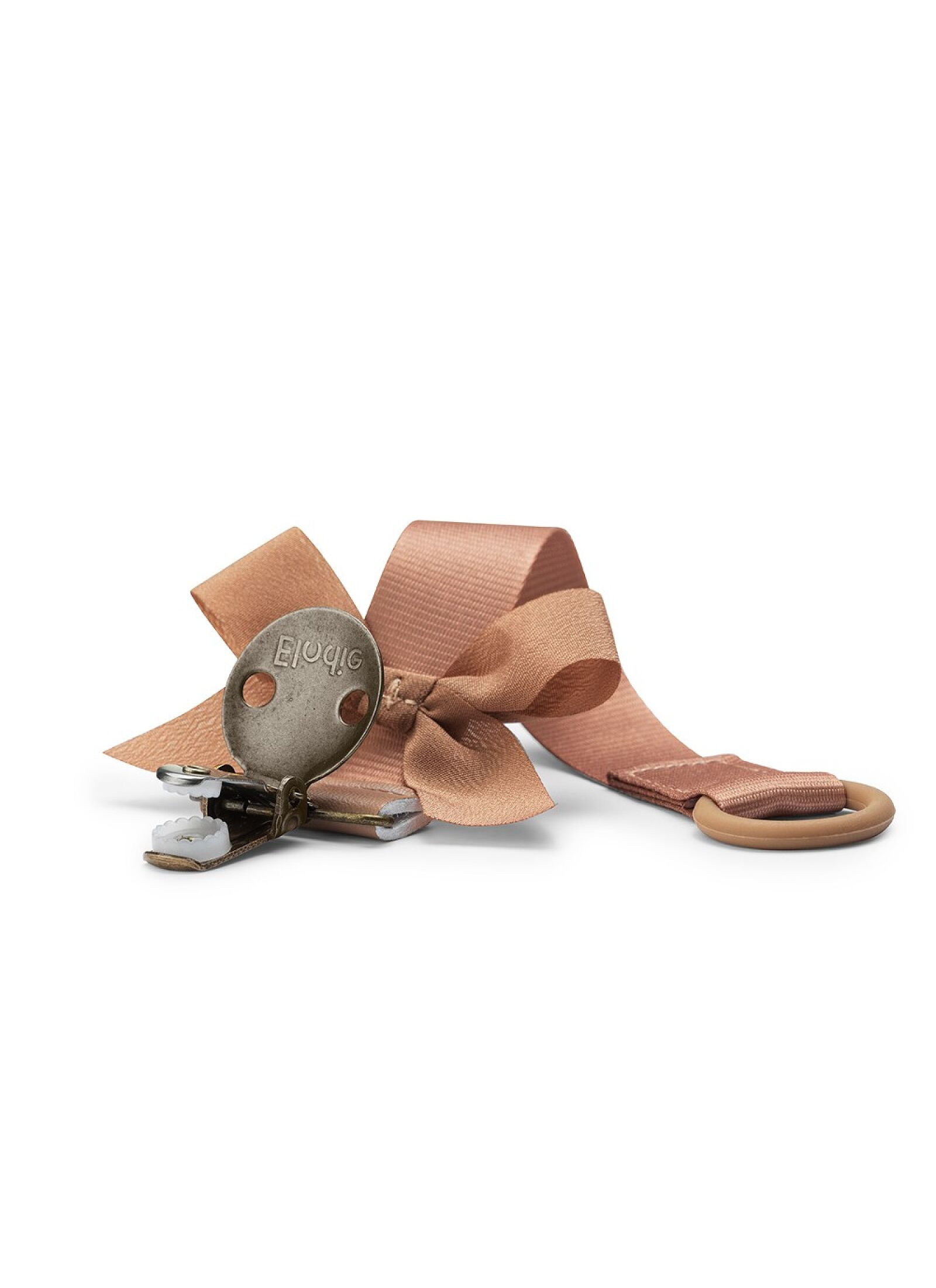 PACIFIER CLIP SOFT TERRACOTTA