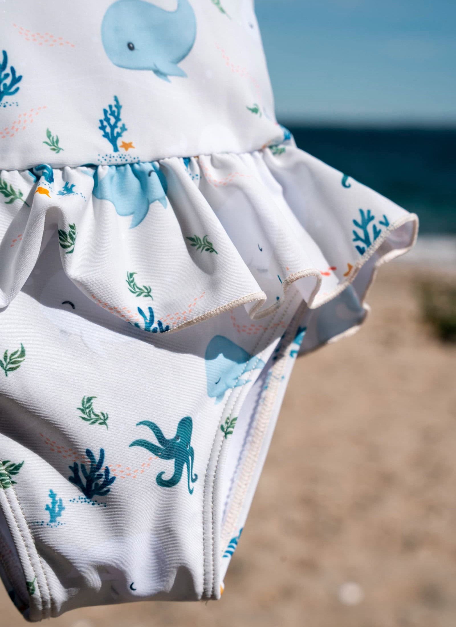 LONGSLEEVE SWIMSUIT (1-2Y) CHRISTIAN'S WHALE TALES