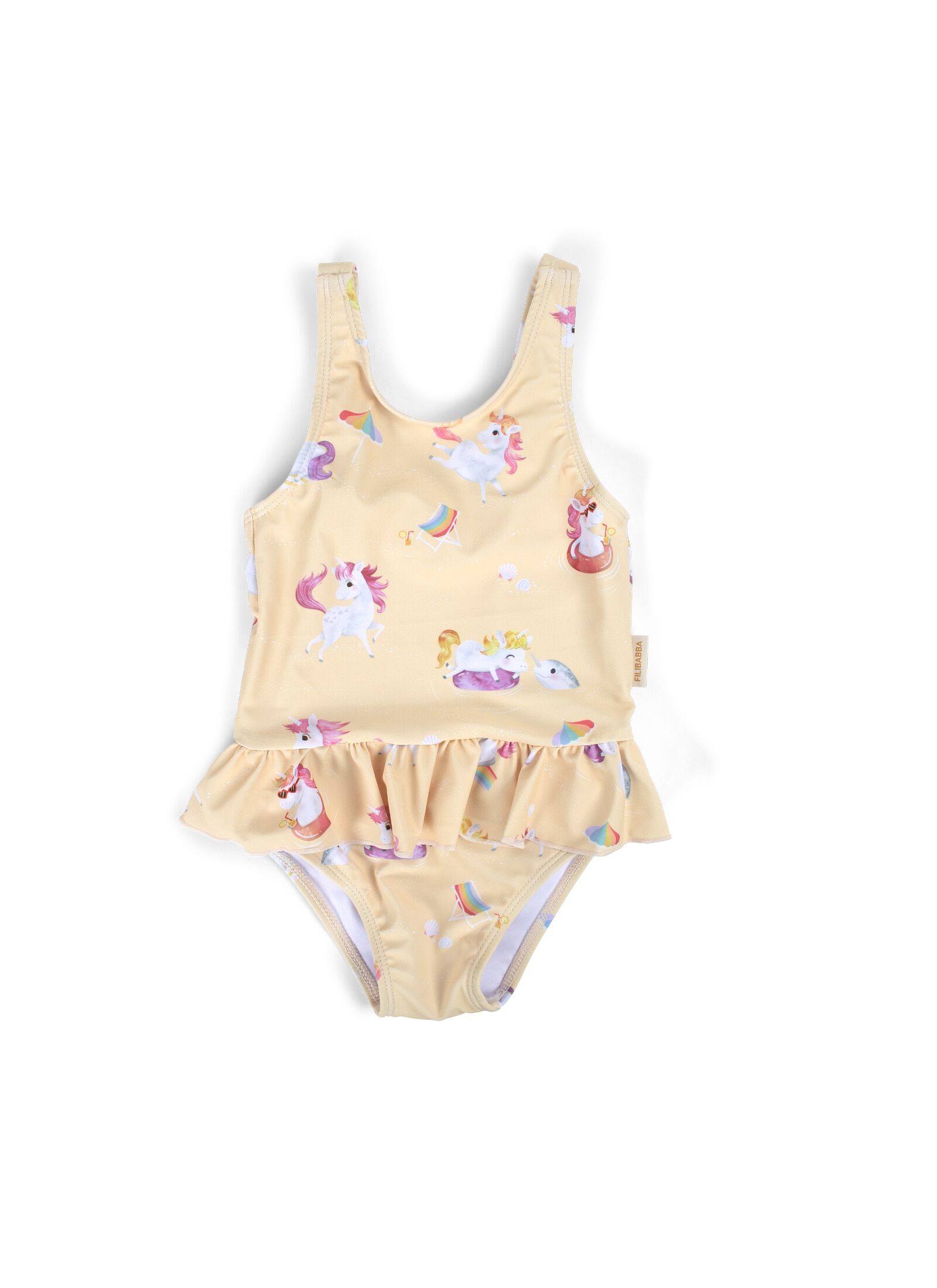 LONGSLEEVE SWIMSUIT (1-2Y) UNICORN SHORES