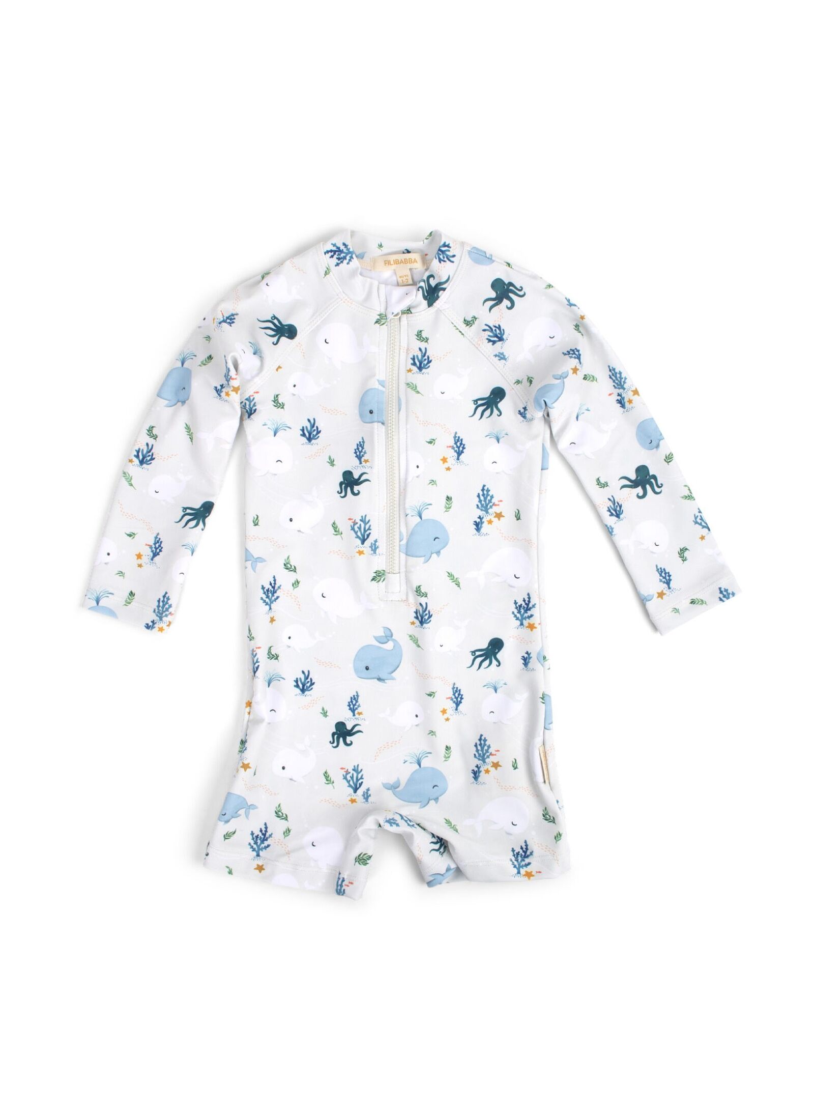 LONGSLEEVE SWIMSUIT (3-4Y) CHRISTIAN'S WHALE TALES