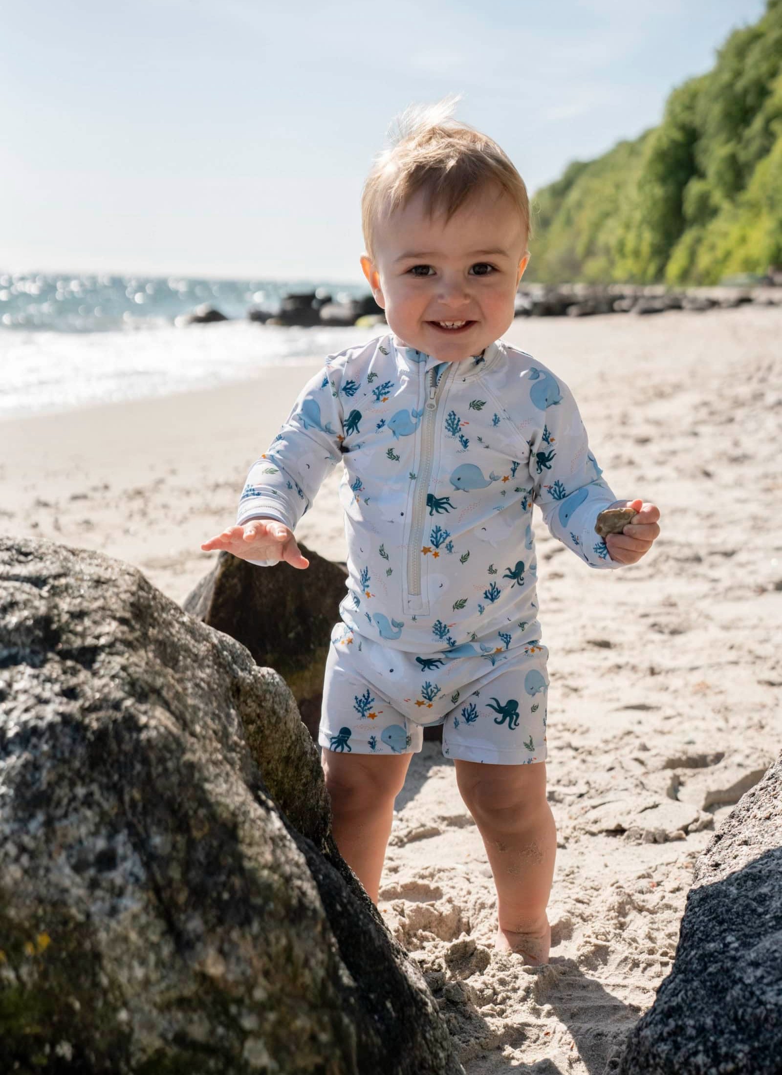 LONGSLEEVE SWIMSUIT (3-4Y) CHRISTIAN'S WHALE TALES