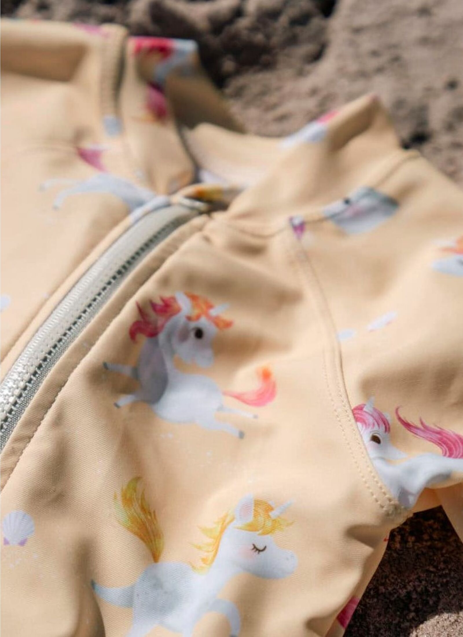 LONGSLEEVE SWIMSUIT (1-2Y) UNICORN SHORES