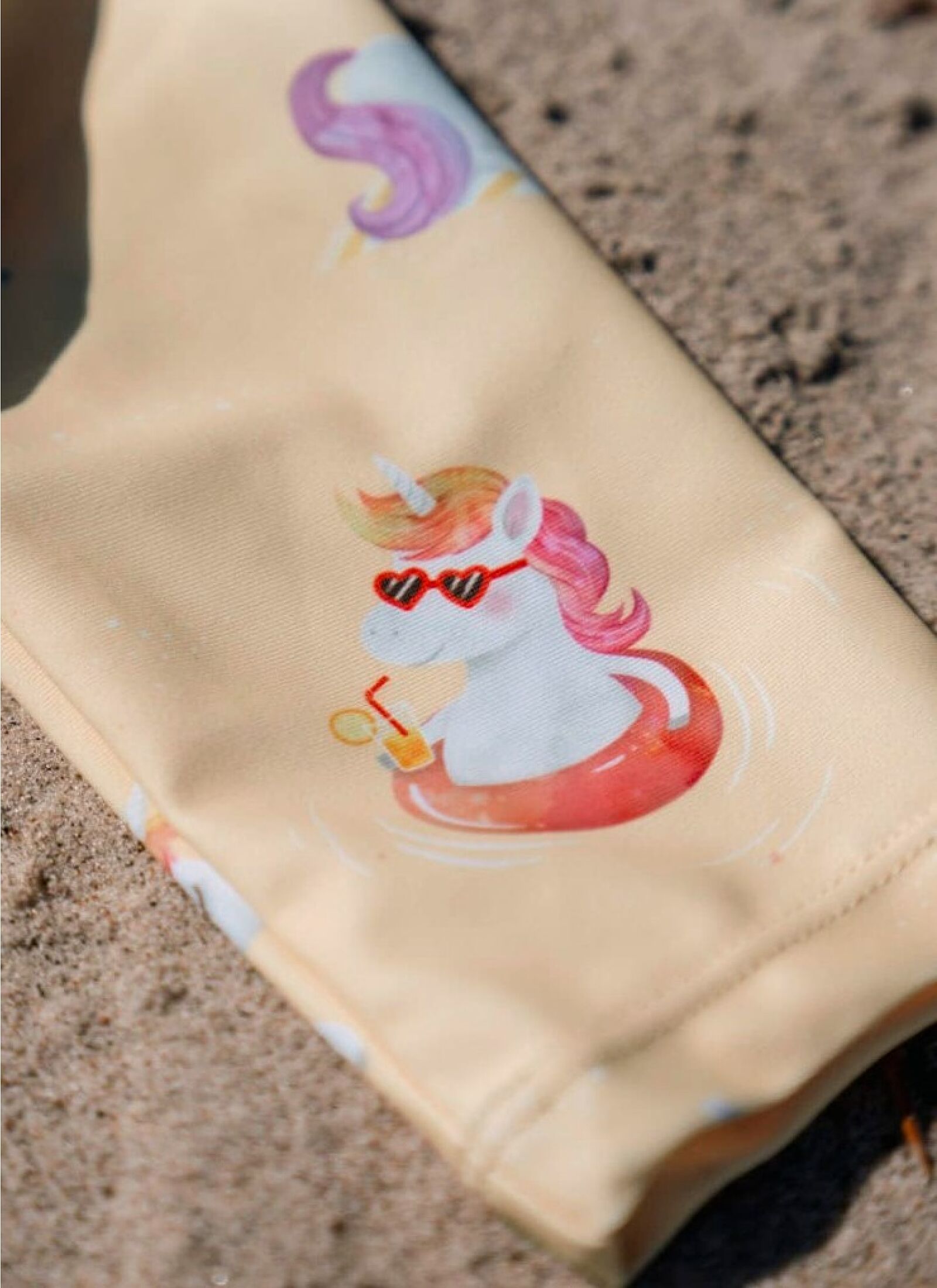 LONGSLEEVE SWIMSUIT (1-2Y) UNICORN SHORES