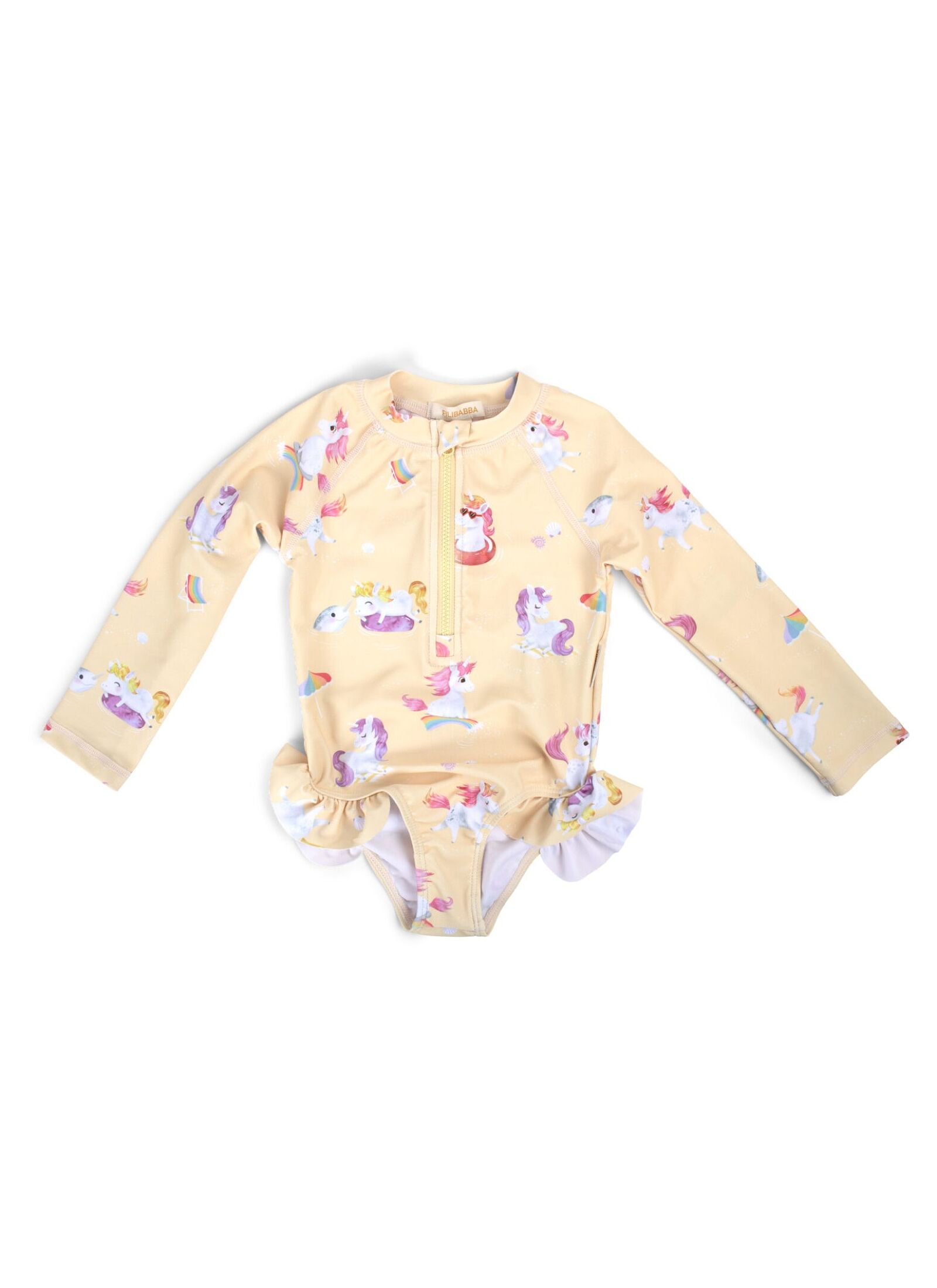 LONGSLEEVE SWIMSUIT (3-4Y) UNICORN SHORES
