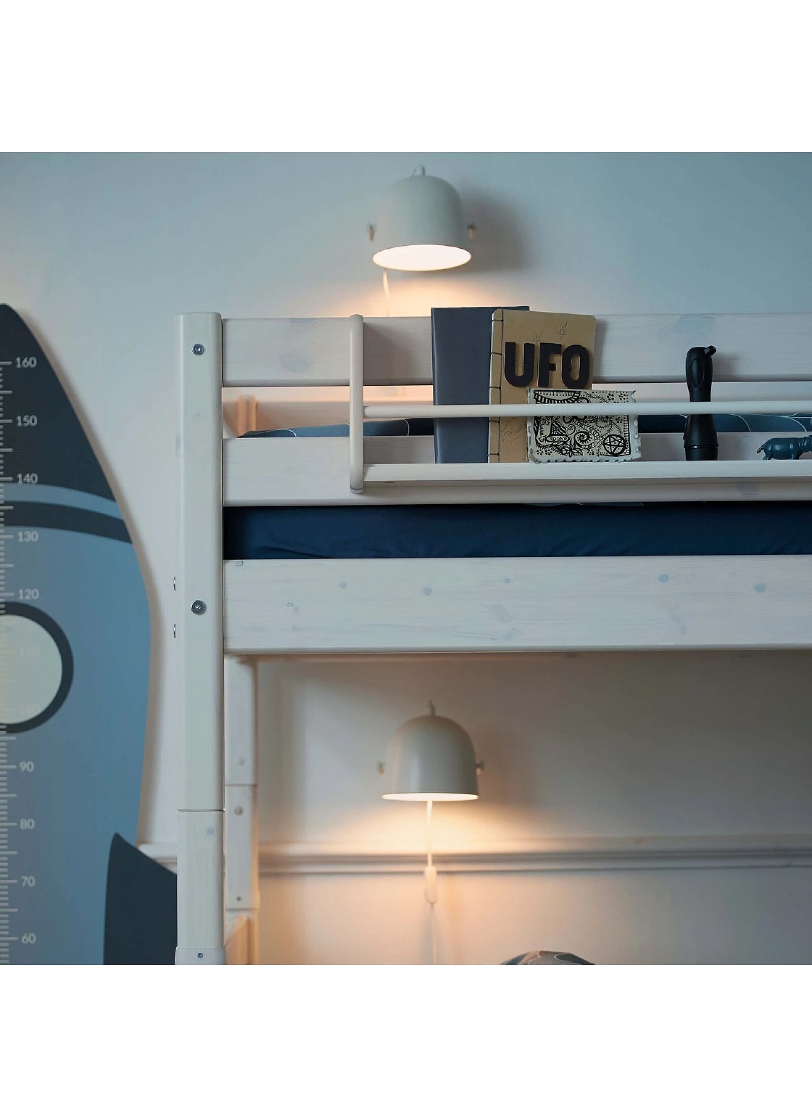 BUNK BED CLASSIC GREY WASHED (90X200)